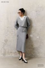  Chân váy Midi,  25ACVC019G 