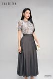  Chân váy Midi, Xếp ly 25ACVE011G 