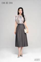  Chân váy Midi, Xếp ly 25ACVE011G 