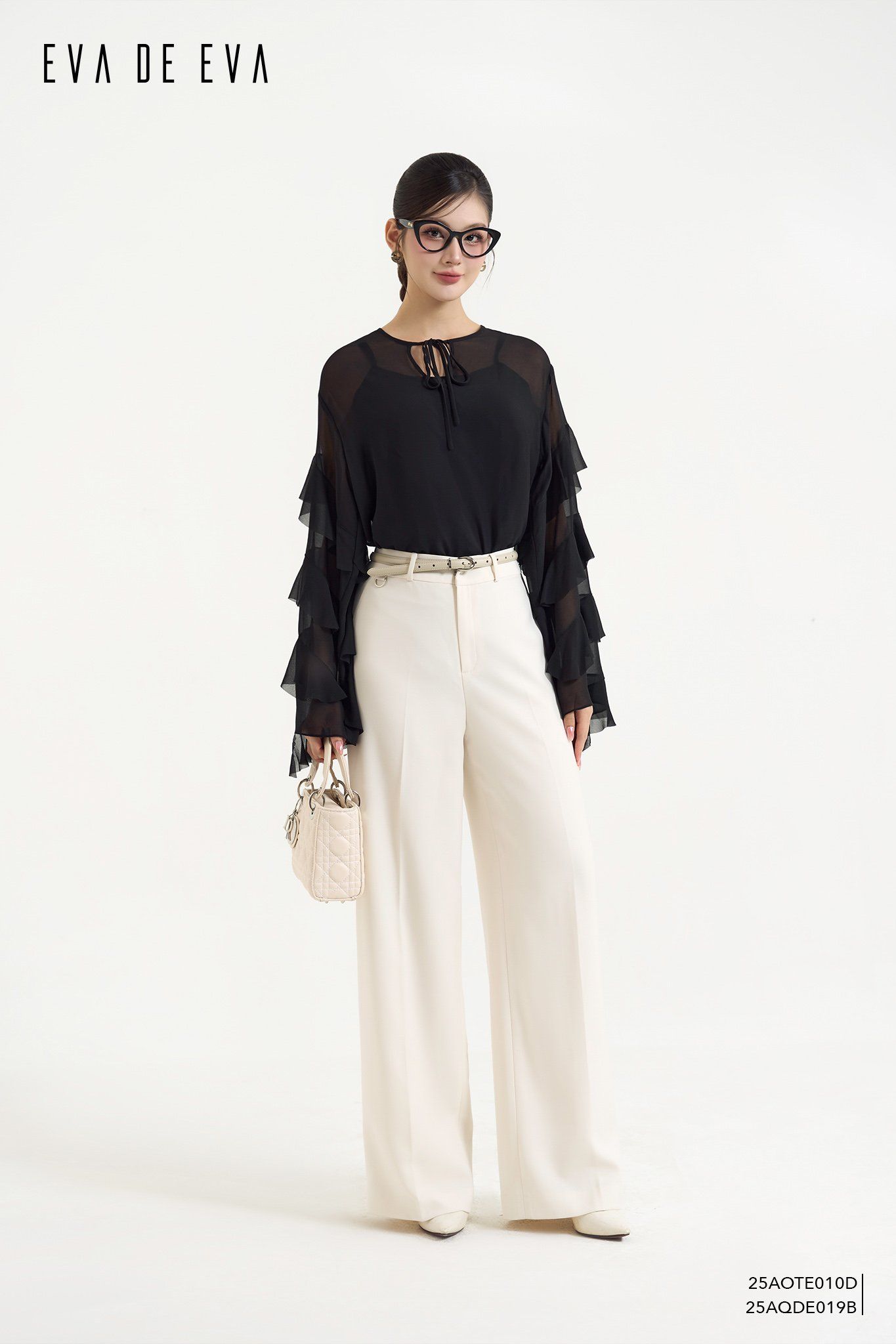  Quần dài, Ống suông 25AQDE019B 