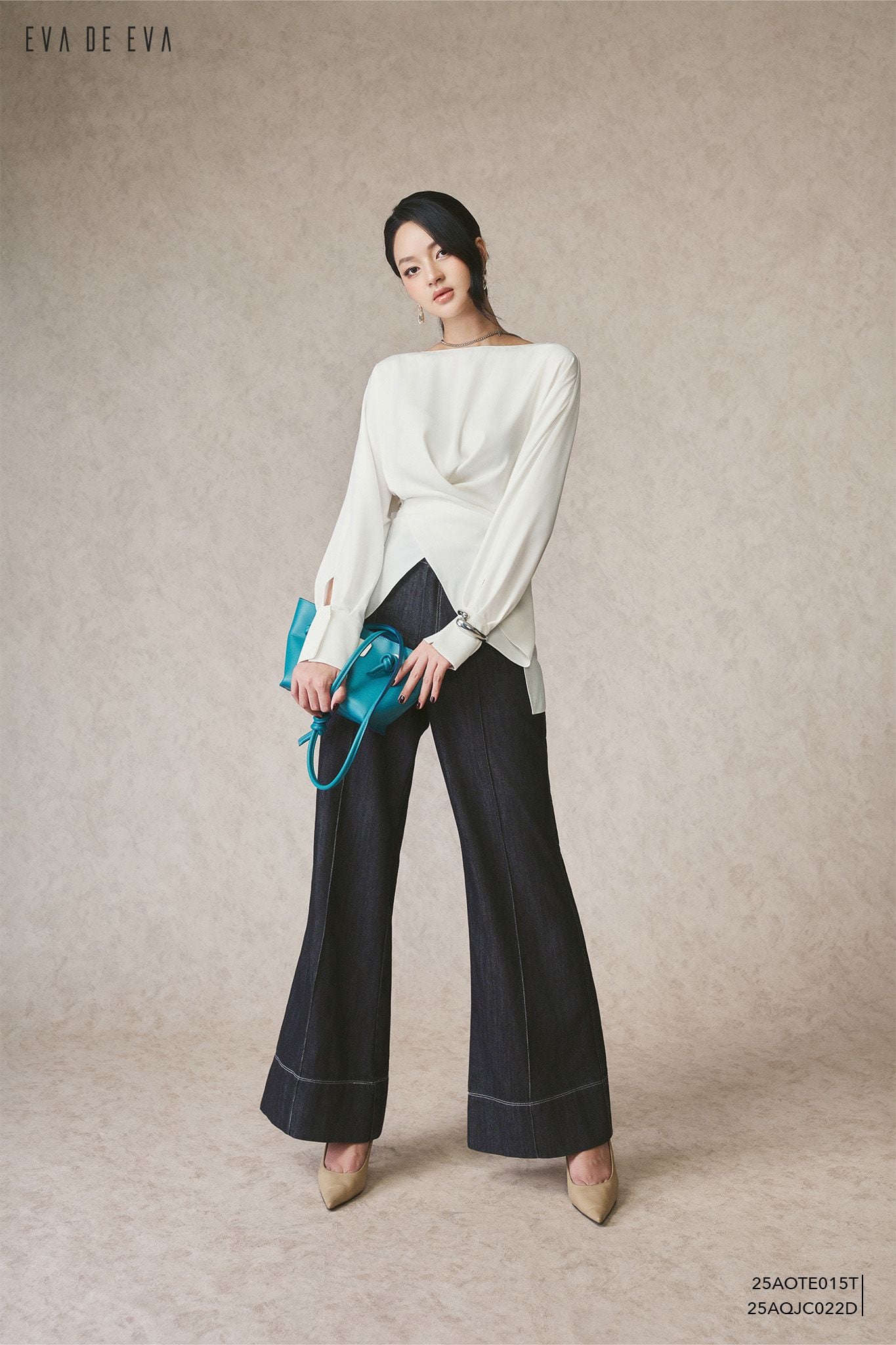  Quần dài, Ống loe 25AQJC022D 