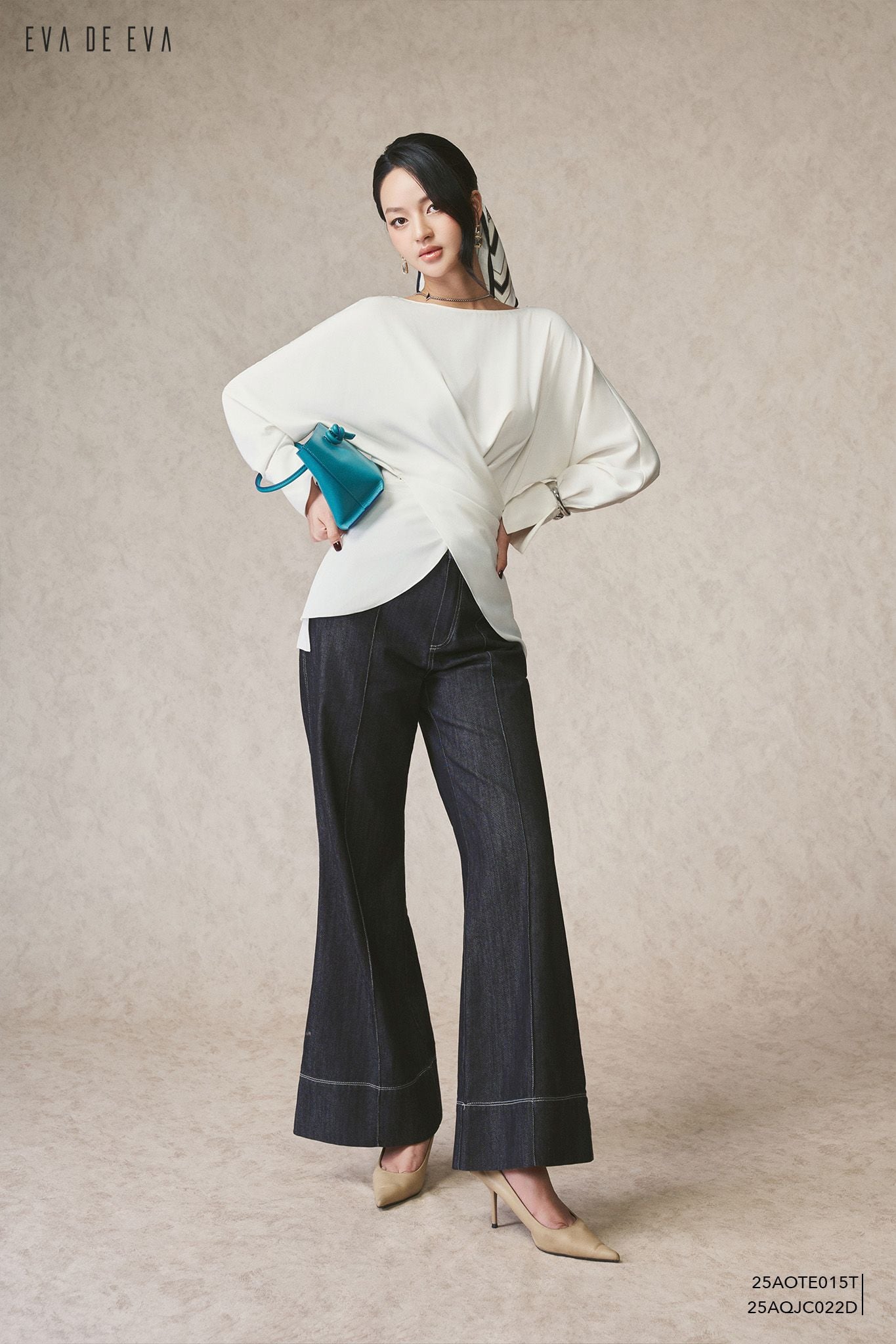  Quần dài, Ống loe 25AQJC022D 