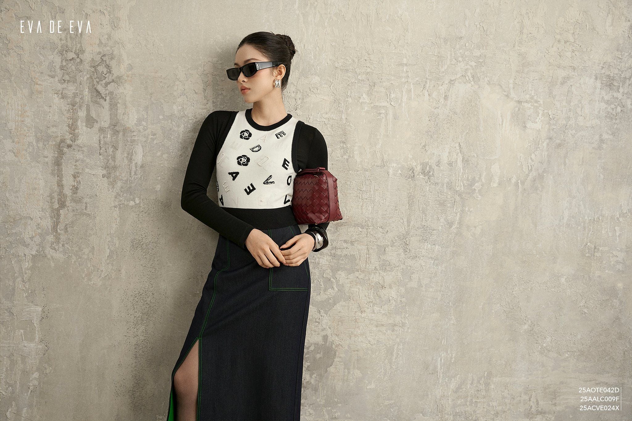  Áo len sát nách,  25AALC009F 