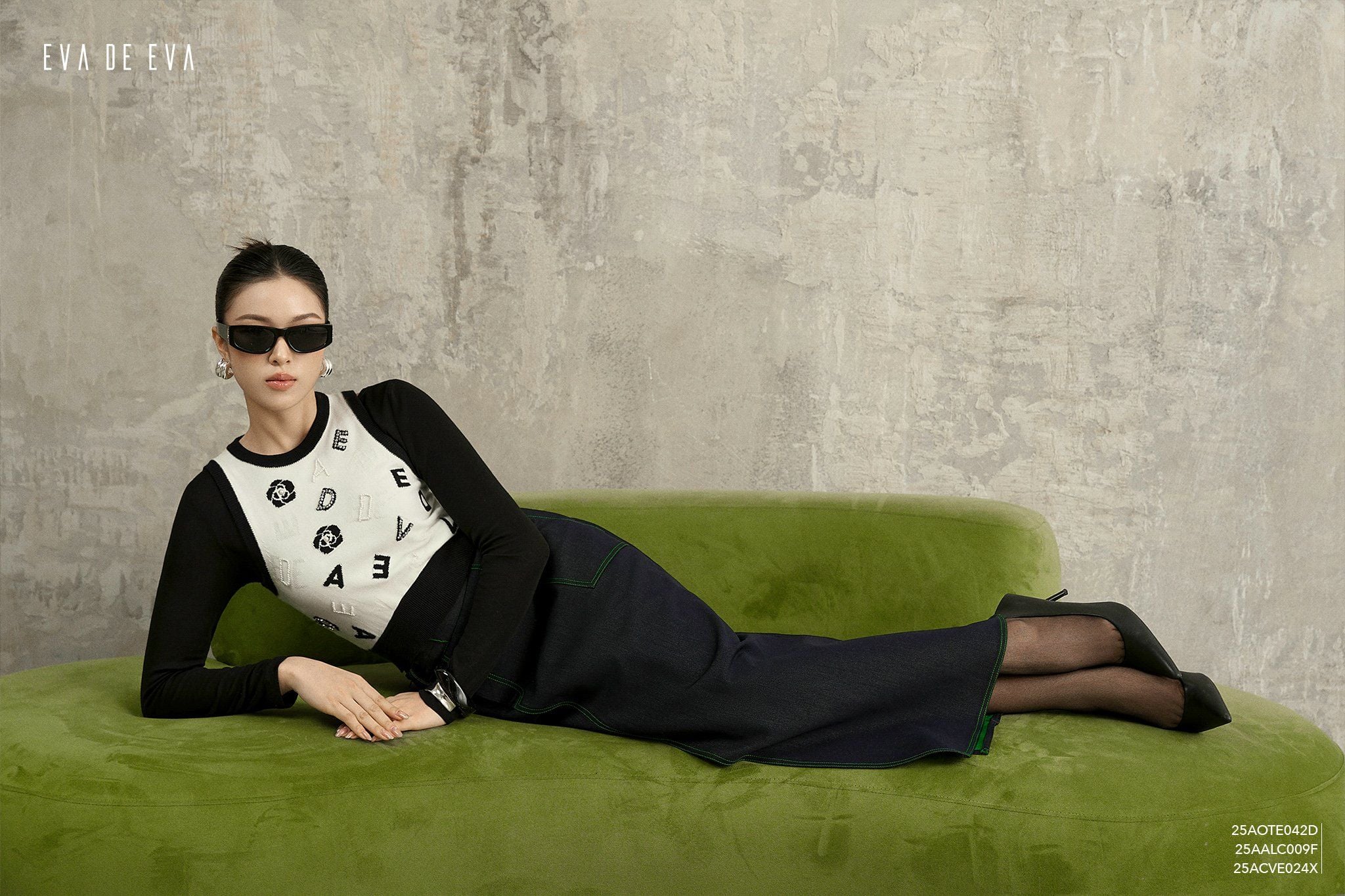  Áo len sát nách,  25AALC009F 