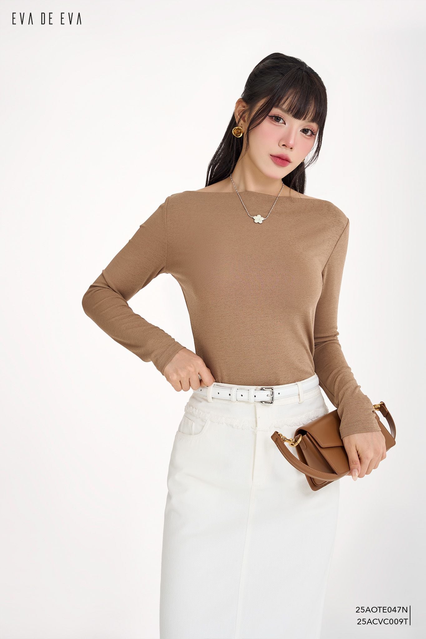  Chân váy Midi,  25ACVC009T 