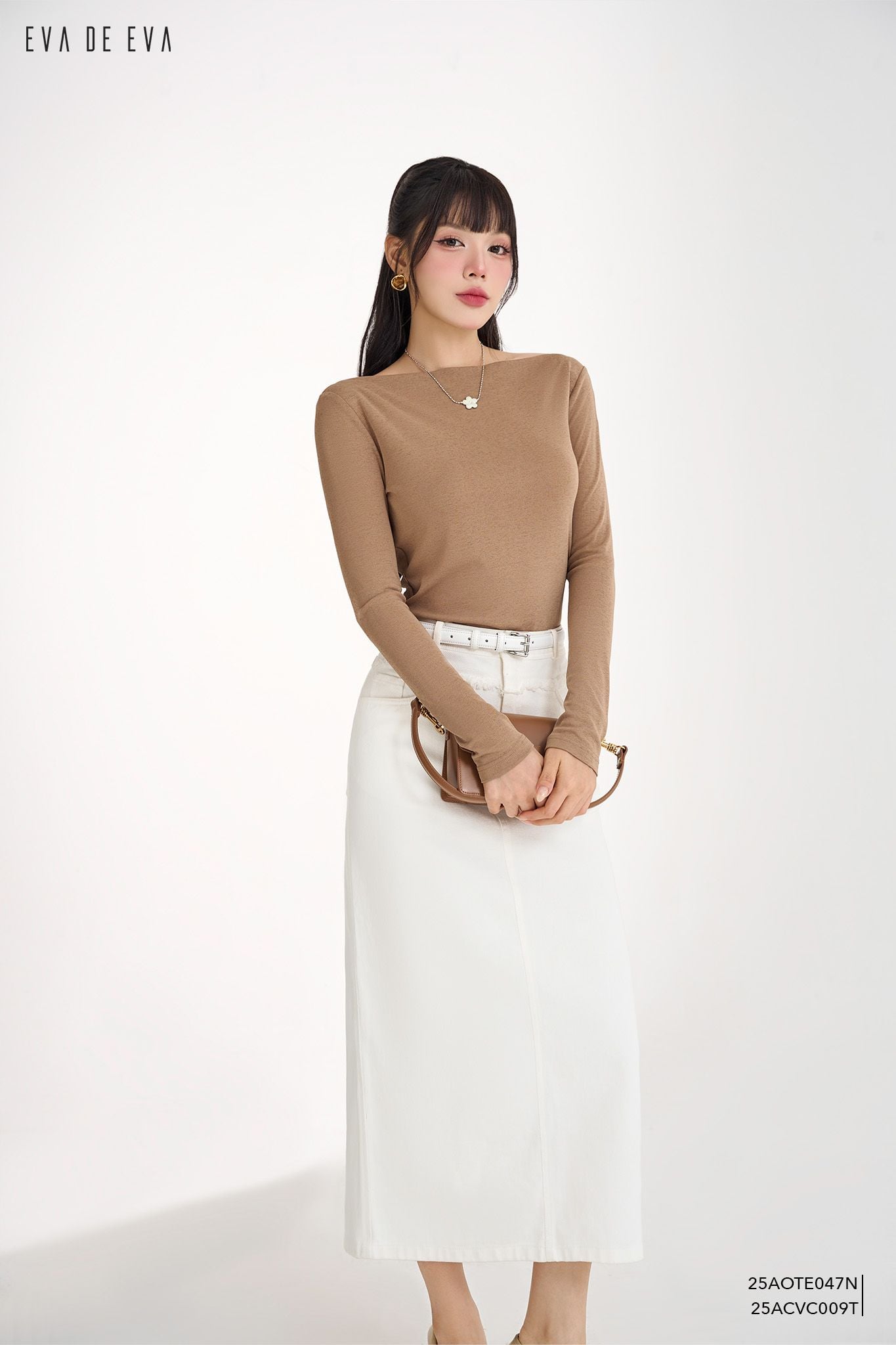  Chân váy Midi,  25ACVC009T 