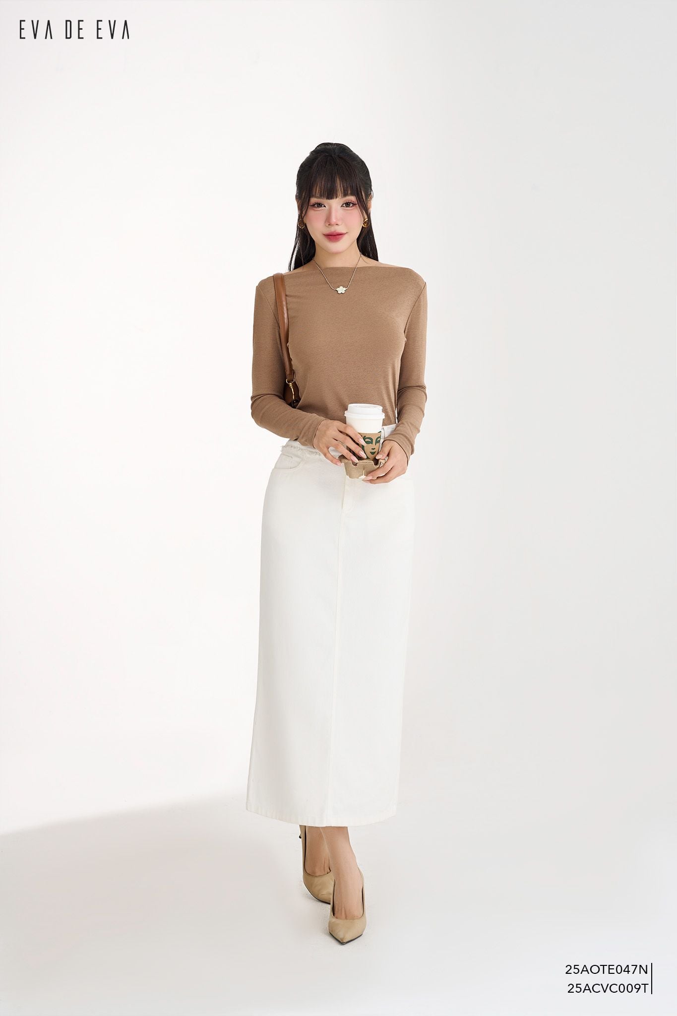  Chân váy Midi,  25ACVC009T 