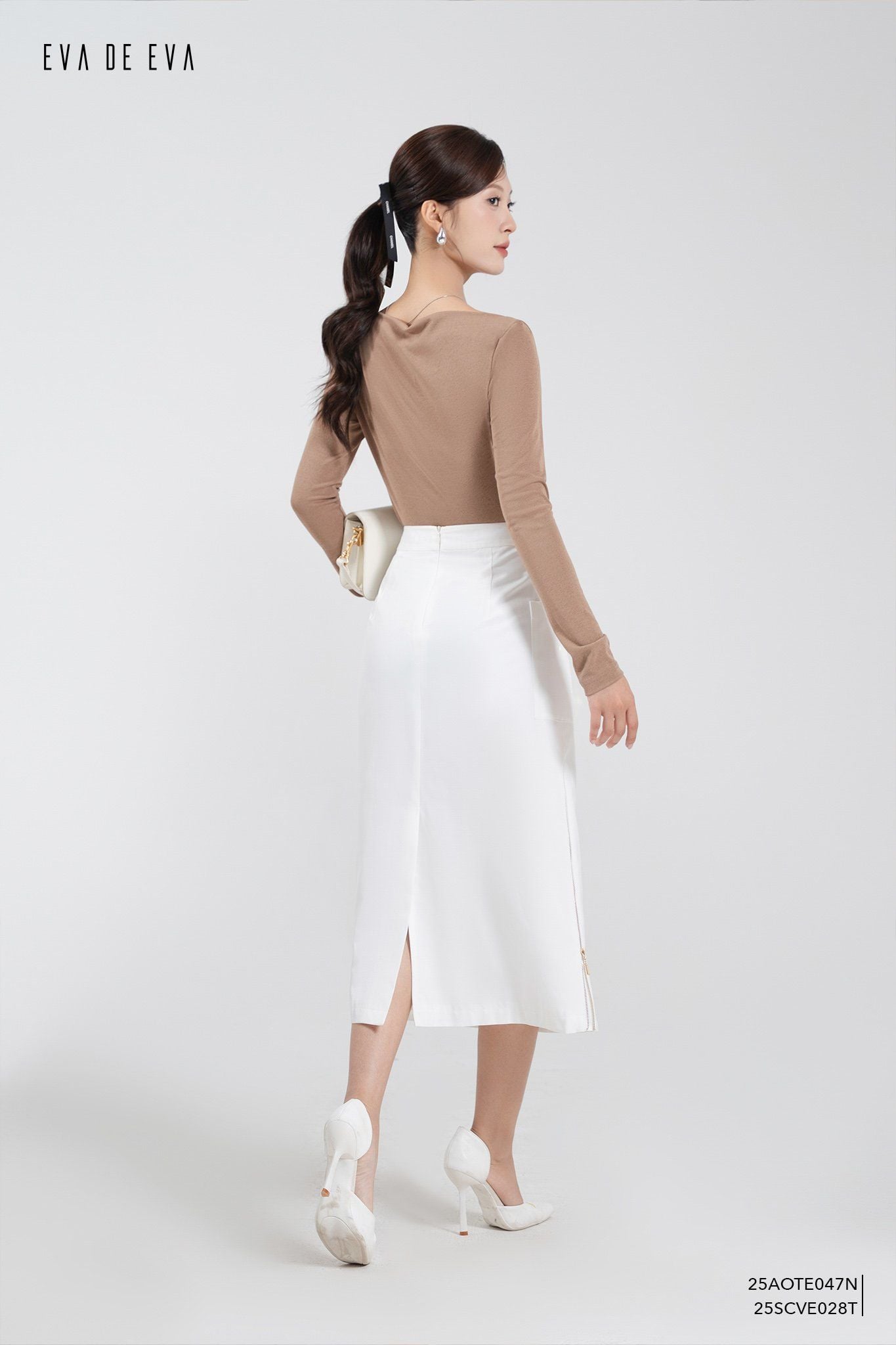  Chân váy Midi,  25SCVE028T 