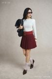  Chân váy Mini, Xếp ly 26SCVT035Đ 