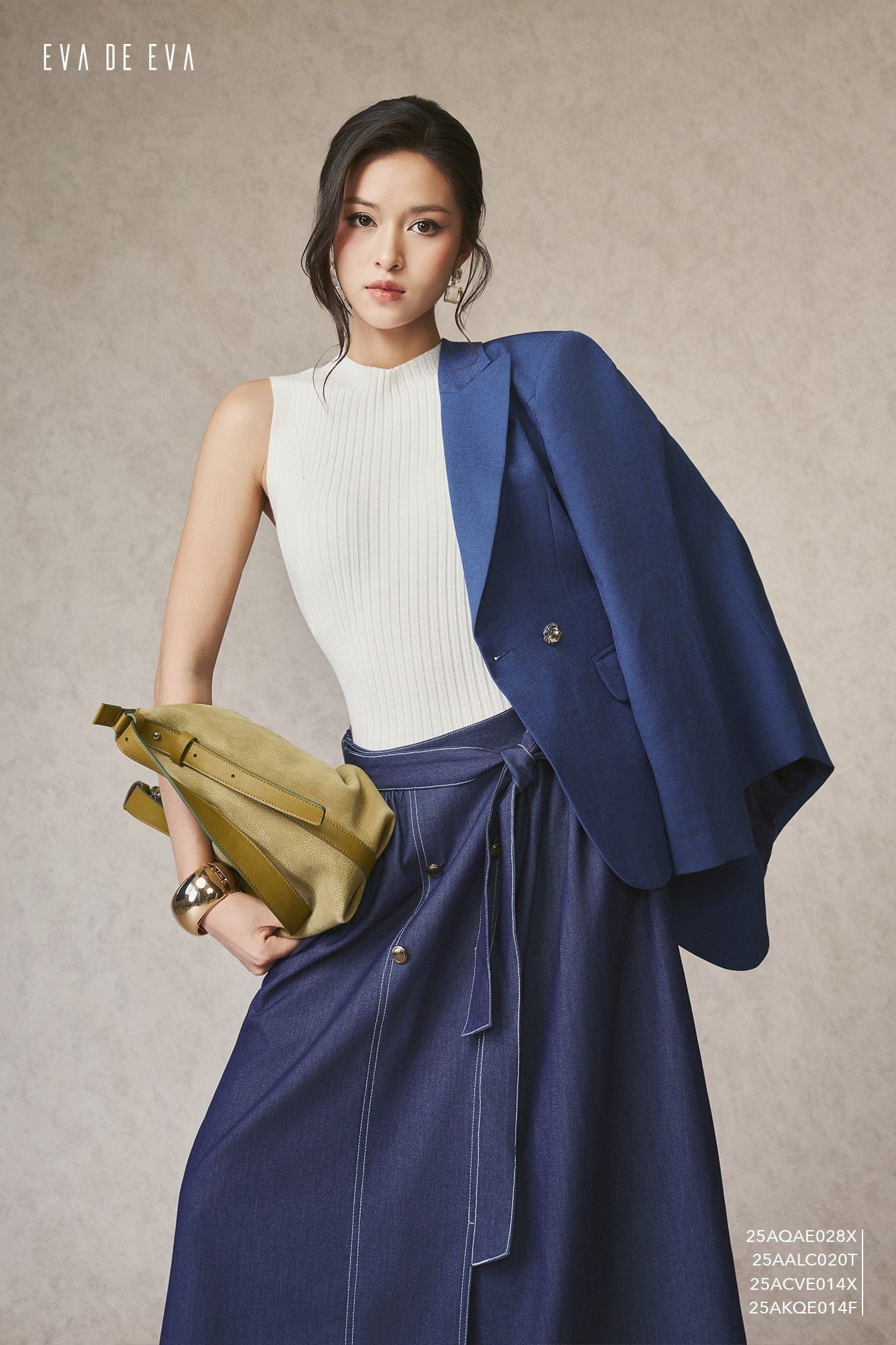  Chân váy Midi,  25ACVE014X 