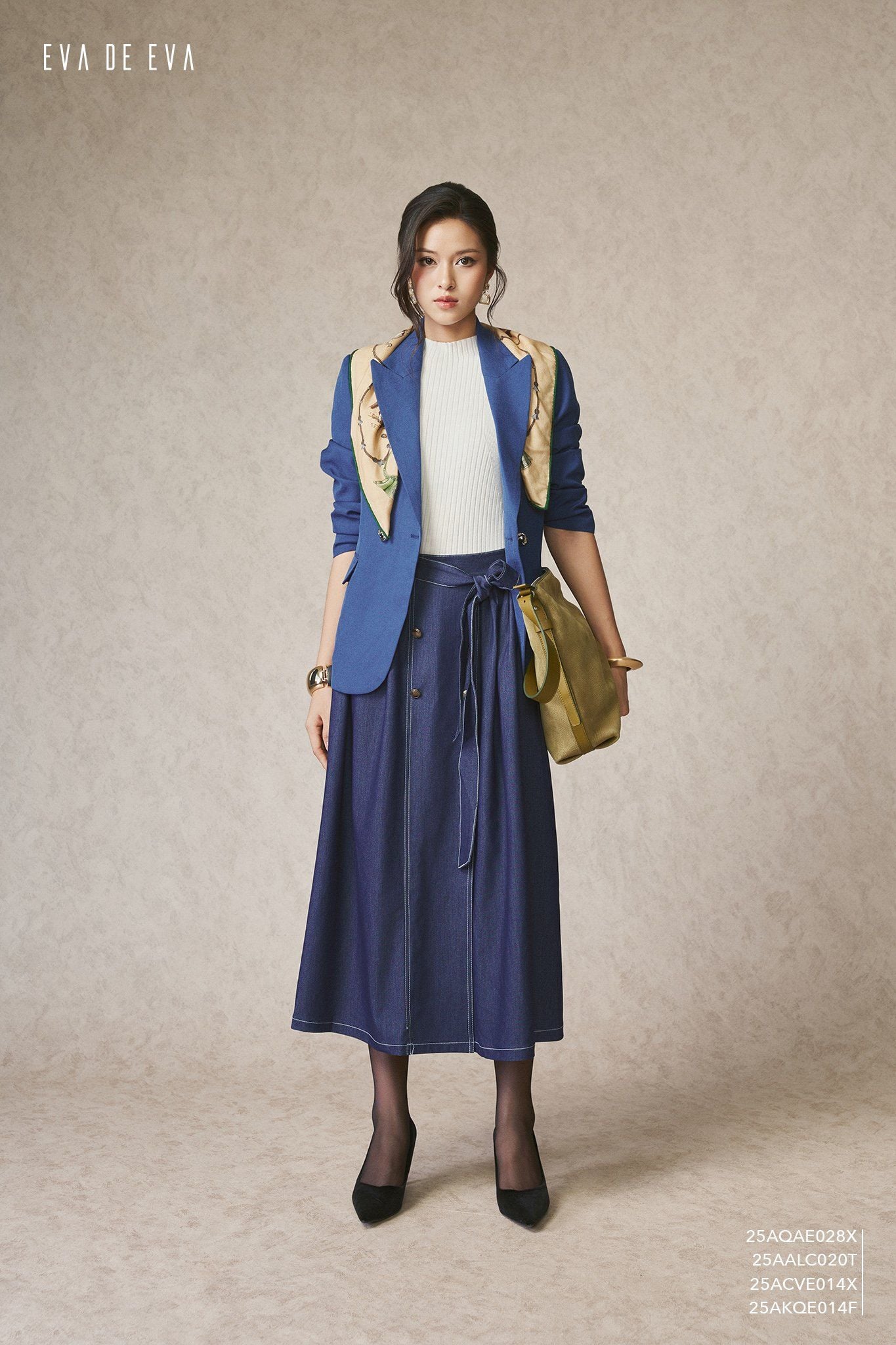  Chân váy Midi,  25ACVE014X 