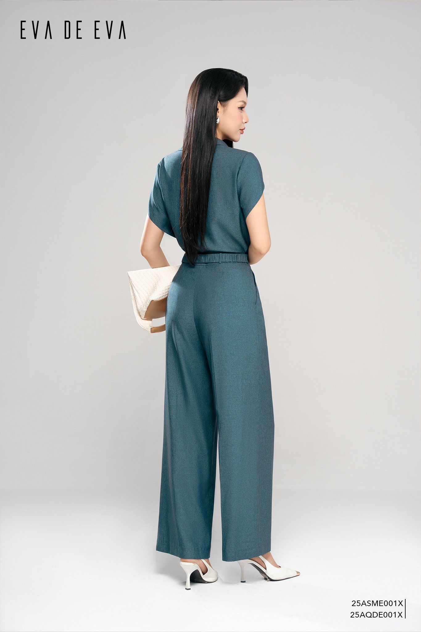  Sơ mi tay ngắn, Dáng sơ vin 25ASME001X 