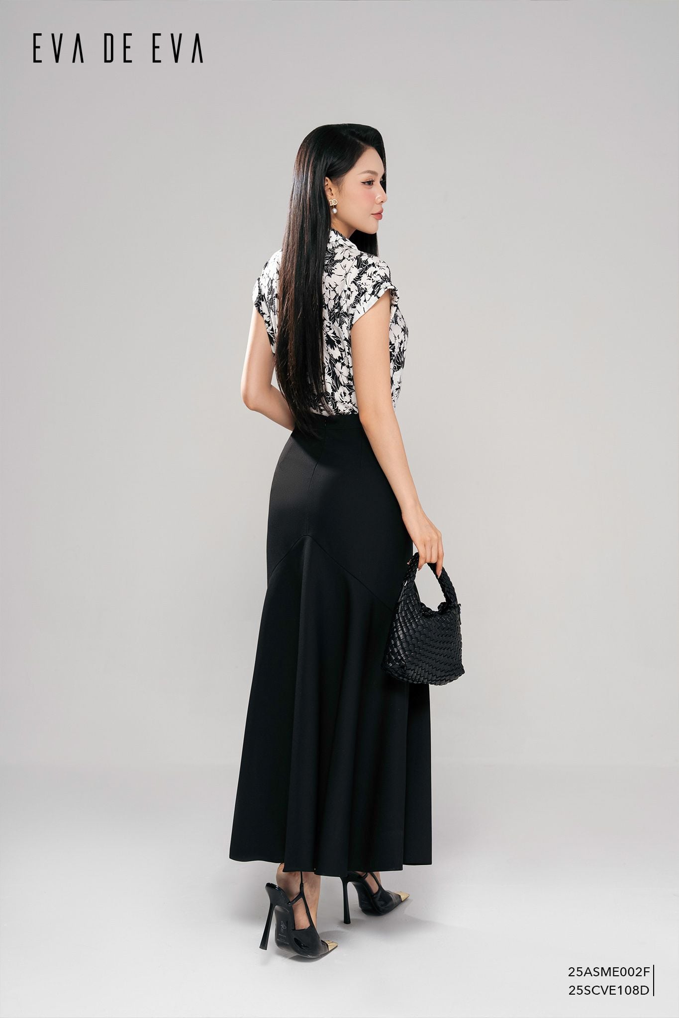  Sơ mi tay ngắn, Dáng sơ vin 25ASME002F 