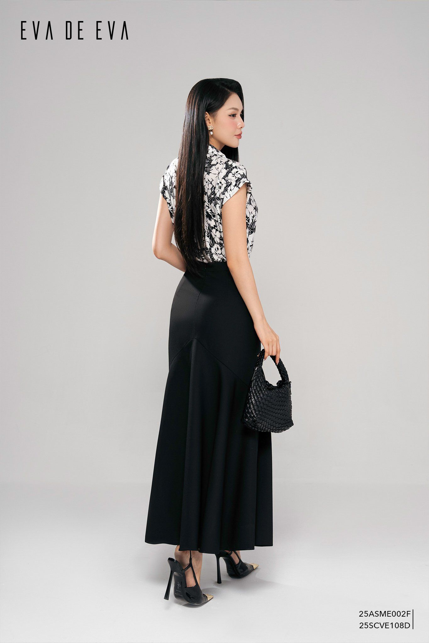  Chân váy Midi, Dáng đuôi cá 25SCVE108D 