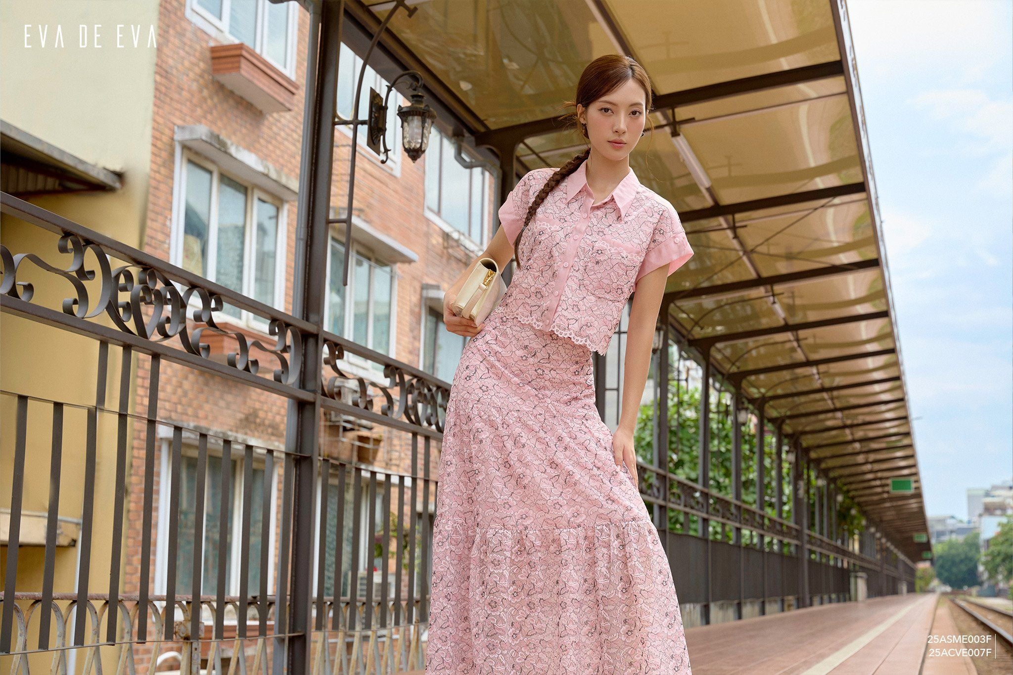  Sơ mi tay ngắn,  25ASME003F 