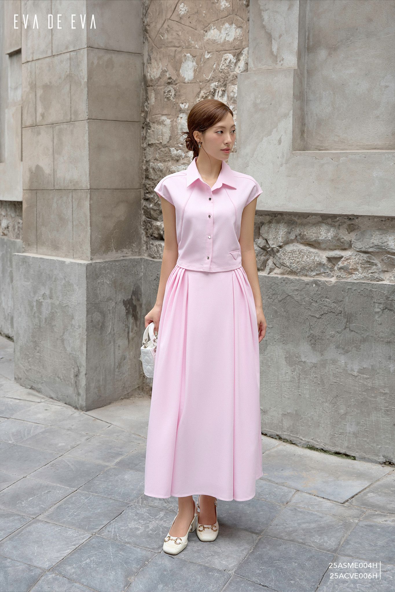  Sơ mi tay ngắn,  25ASME004H 