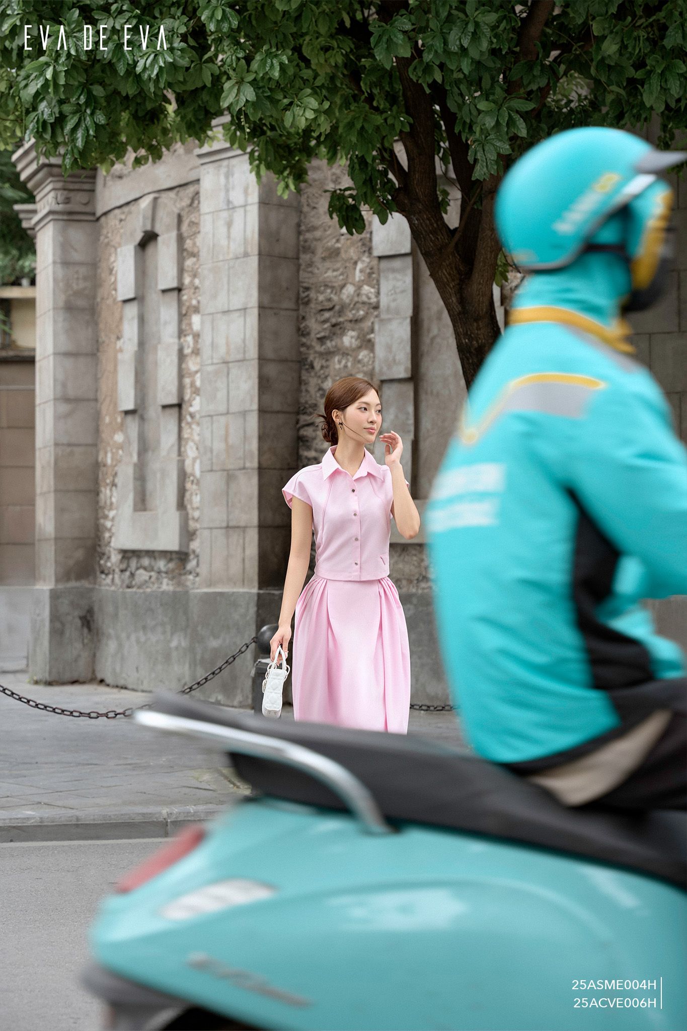  Chân váy Midi,  25ACVE006H 