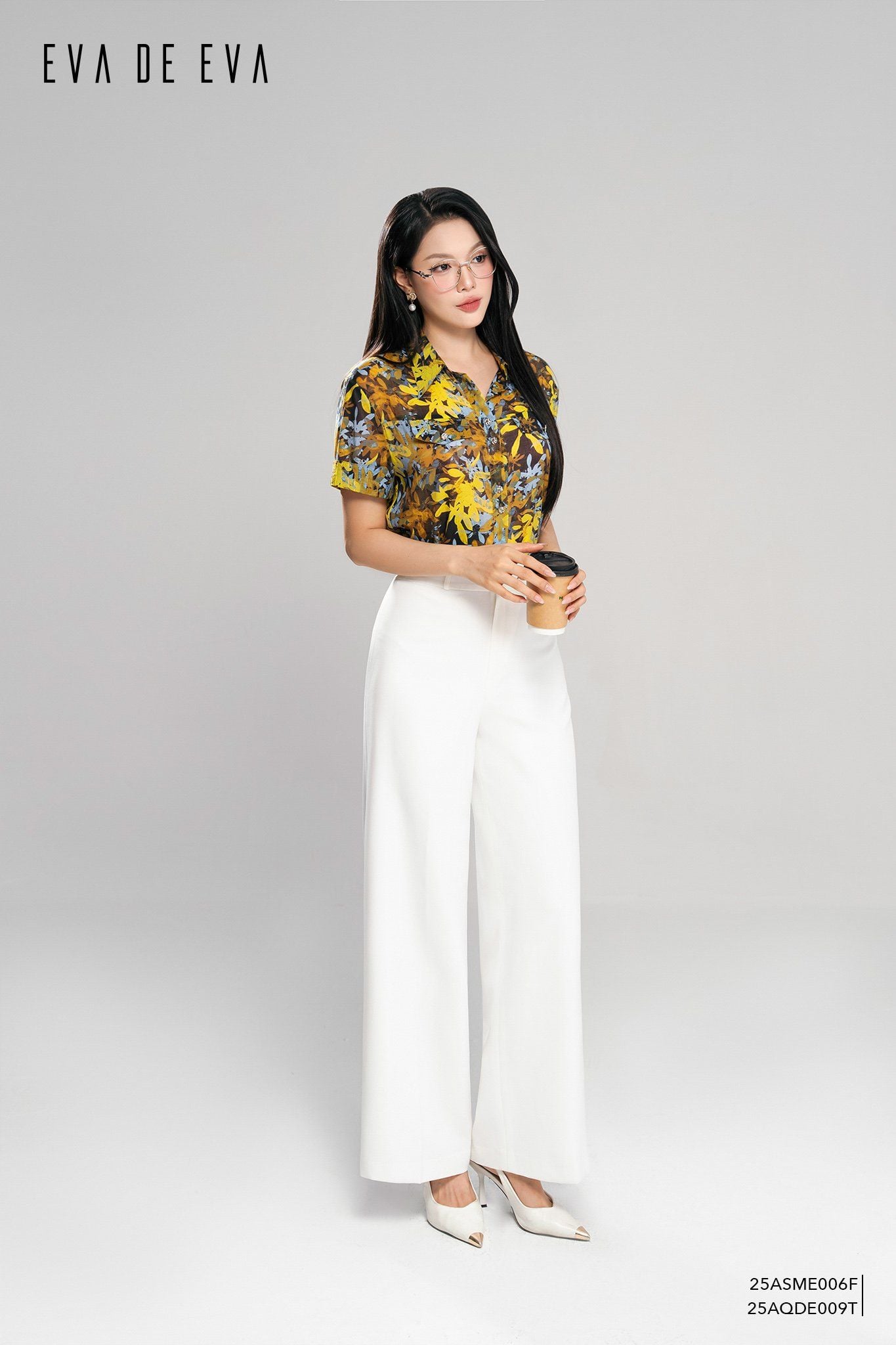  Quần dài, Ống suông 25AQDE009T 