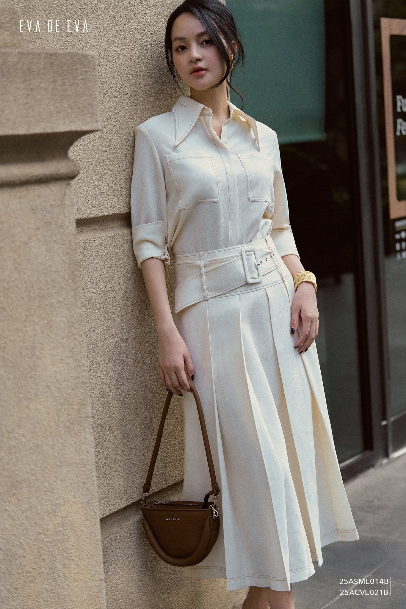  Sơ mi tay dài, Dáng sơ vin 25ASME014B 