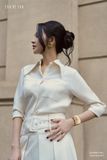  Sơ mi tay dài, Dáng sơ vin 25ASME014B 