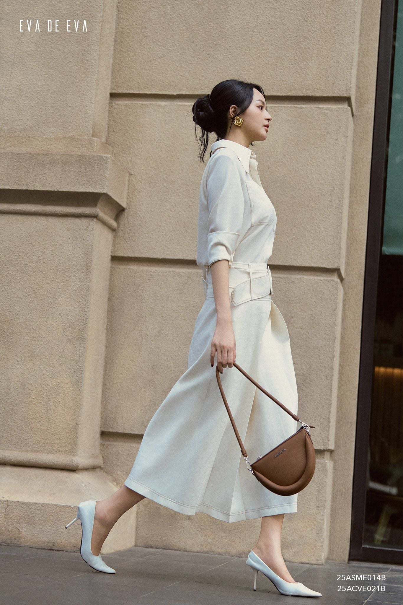  Sơ mi tay dài, Dáng sơ vin 25ASME014B 