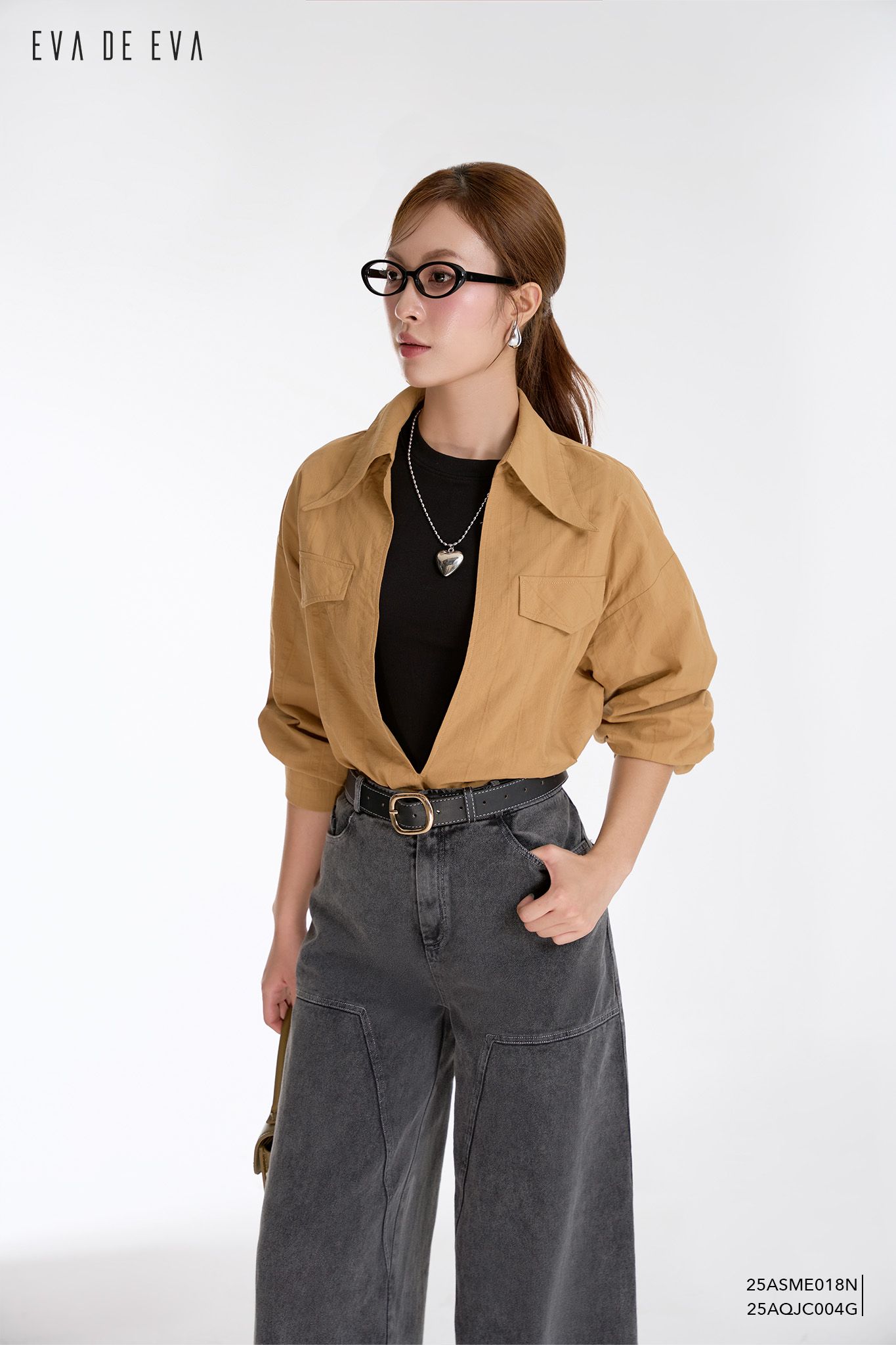  Sơ mi tay dài,  25ASME018N đi kèm 25ATSE001D 