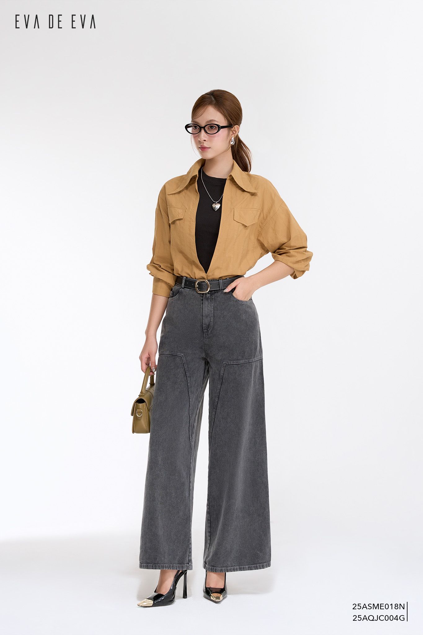  Sơ mi tay dài,  25ASME018N đi kèm 25ATSE001D 