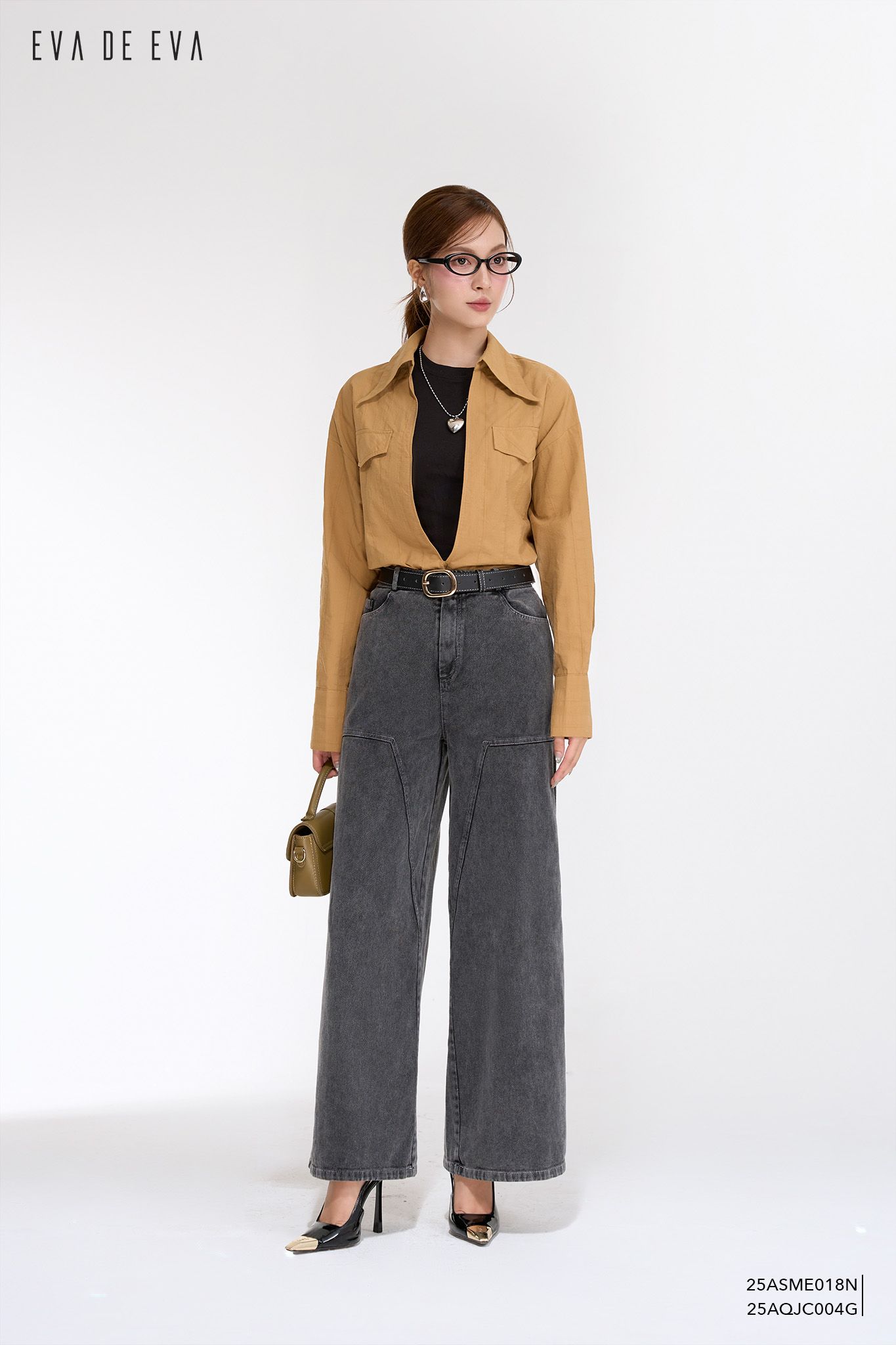  Sơ mi tay dài,  25ASME018N đi kèm 25ATSE001D 