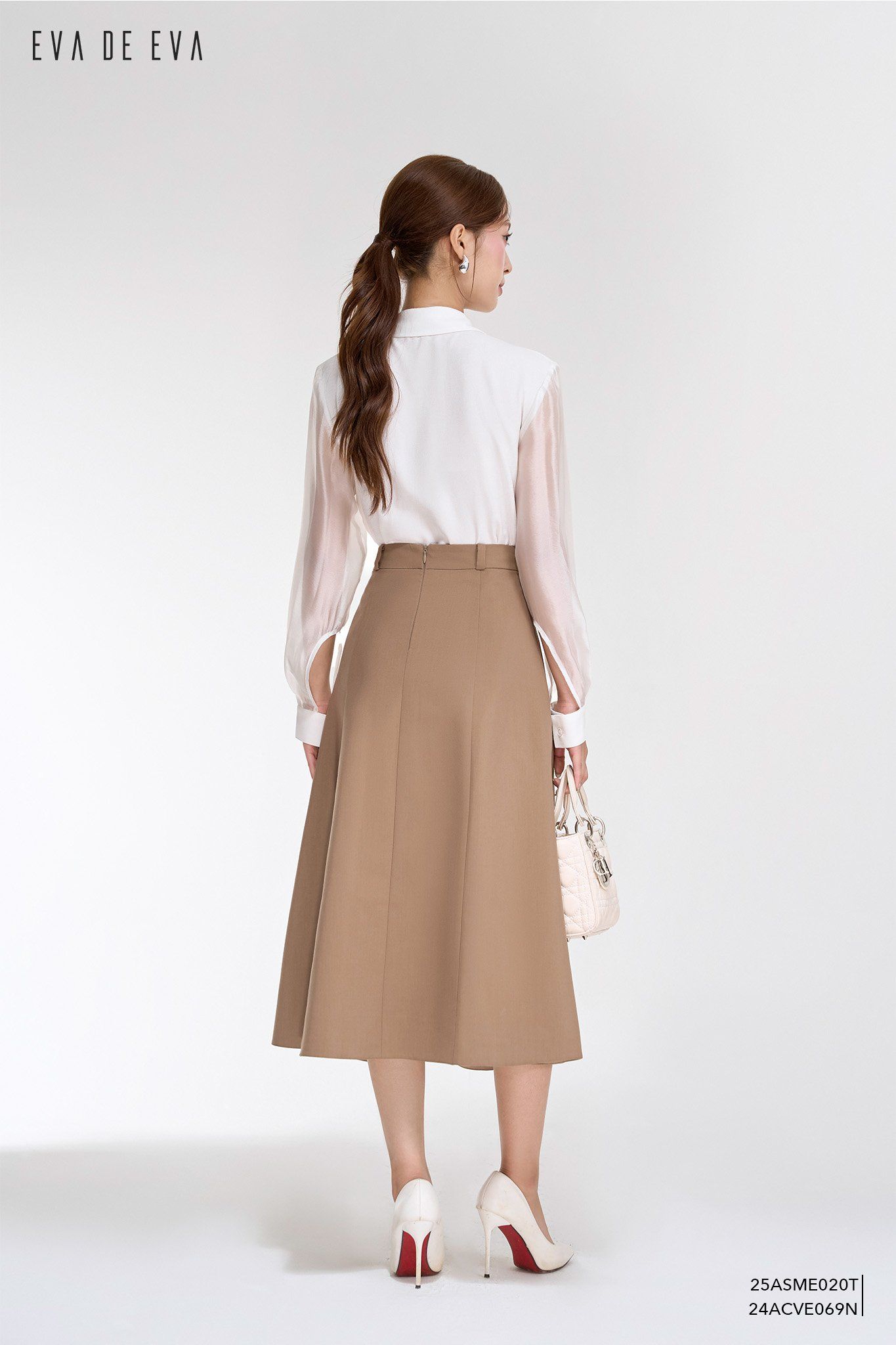  Sơ mi tay dài, Dáng sơ vin 25ASME020T 