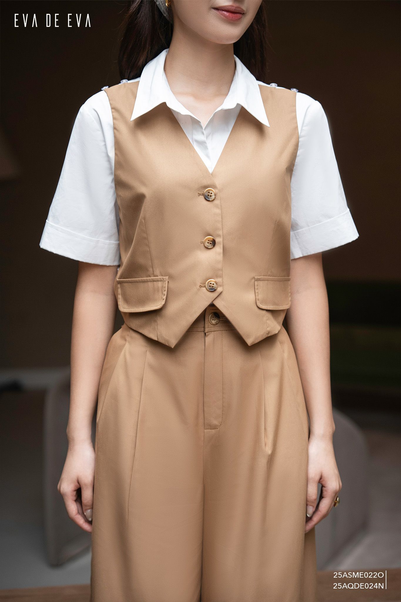  Sơ mi tay ngắn,  25ASME022O 