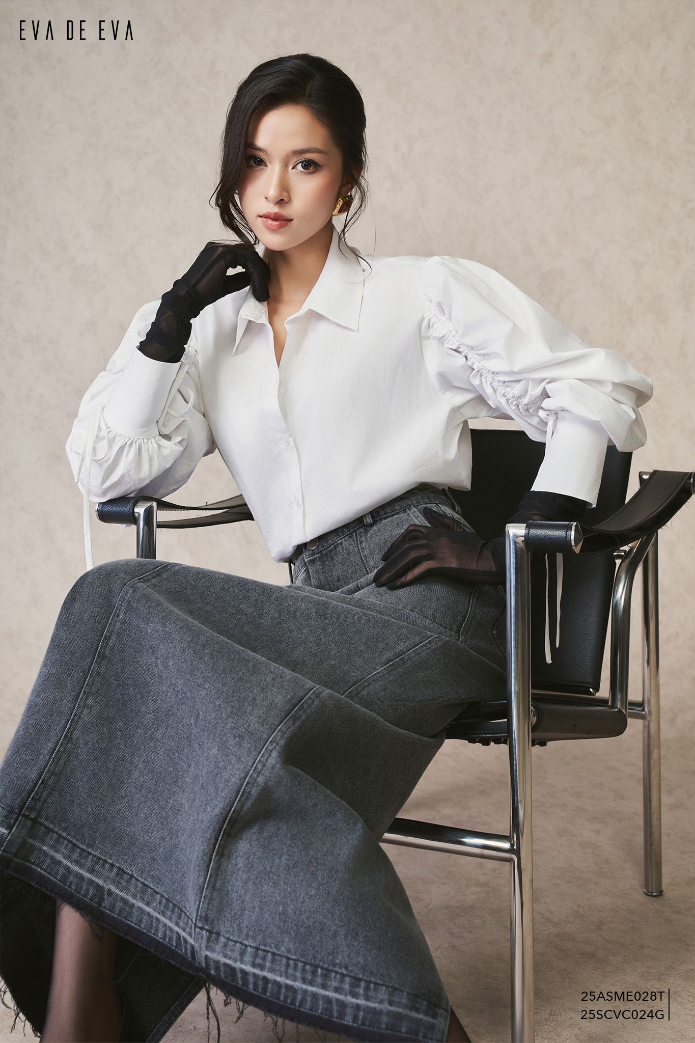  Sơ mi tay dài,  25ASME028T 