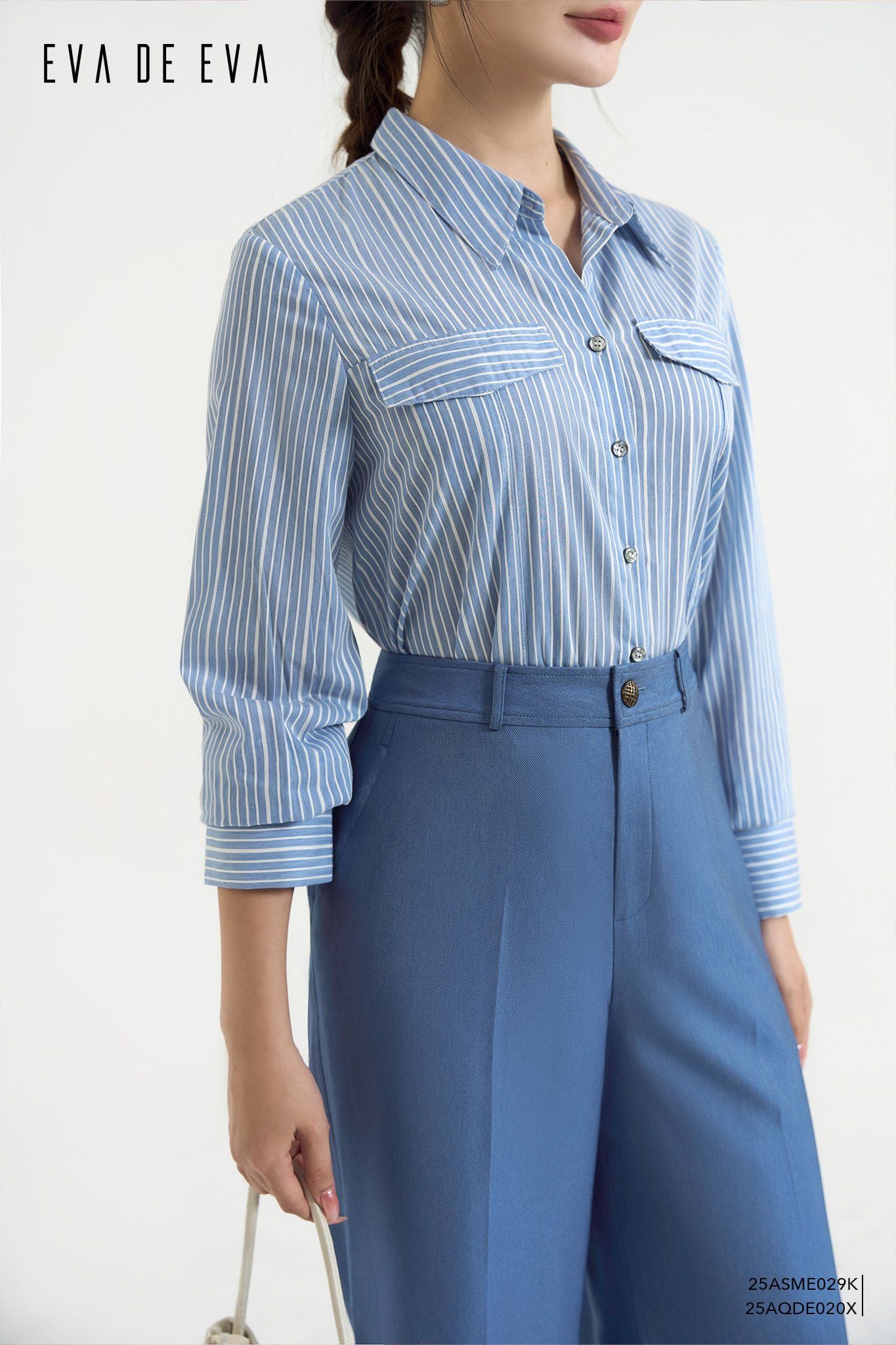  Sơ mi tay dài,  25ASME029K 