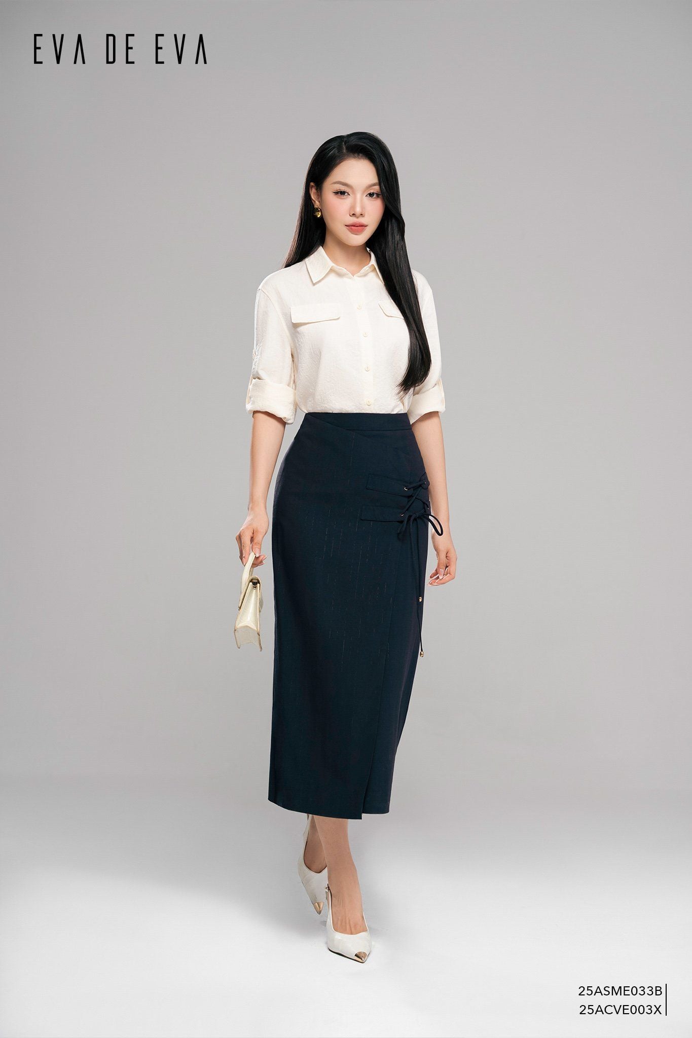  Chân váy Midi,  25ACVE003X 