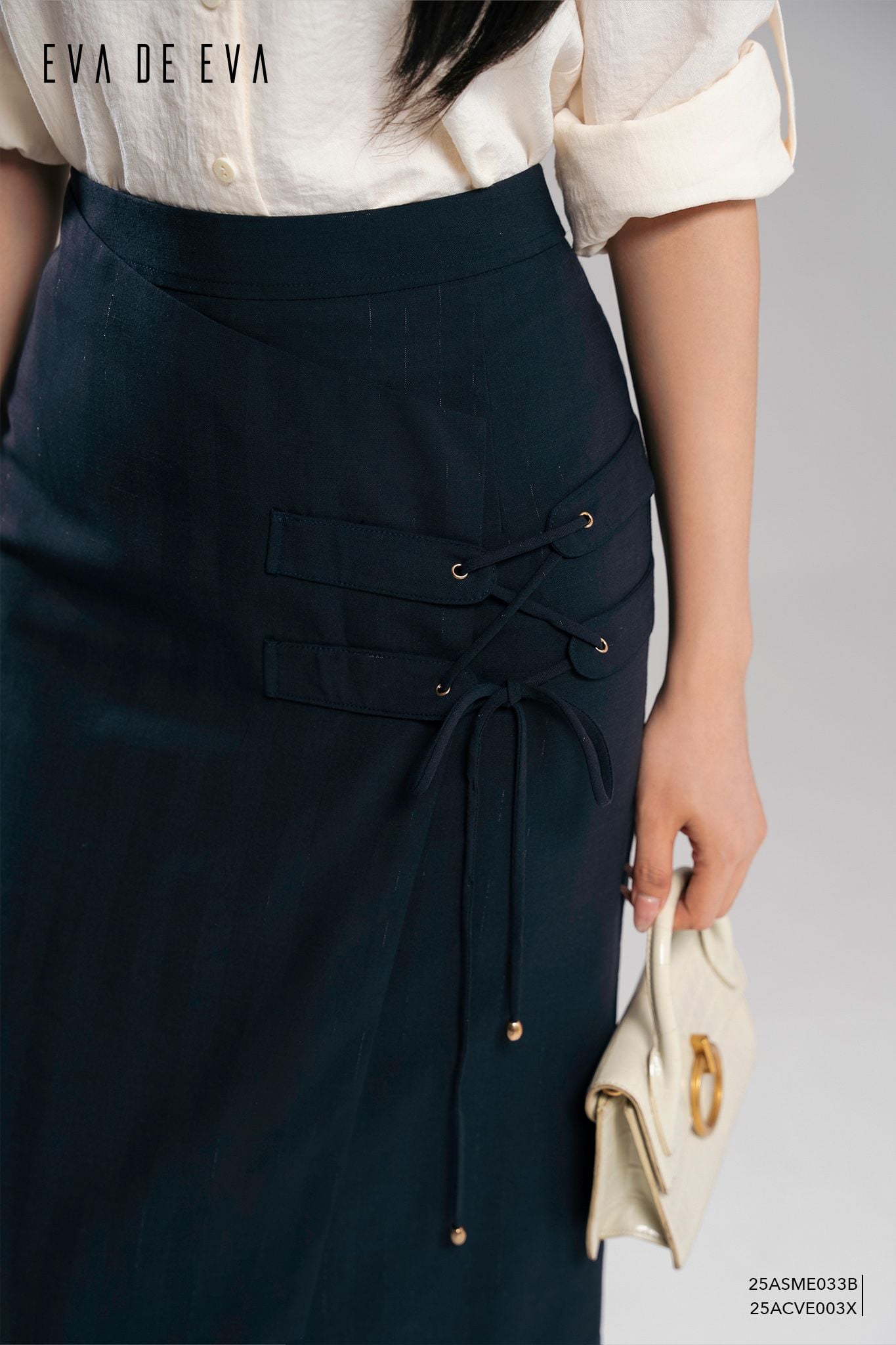  Sơ mi tay dài, Dáng sơ vin 25ASME033B 