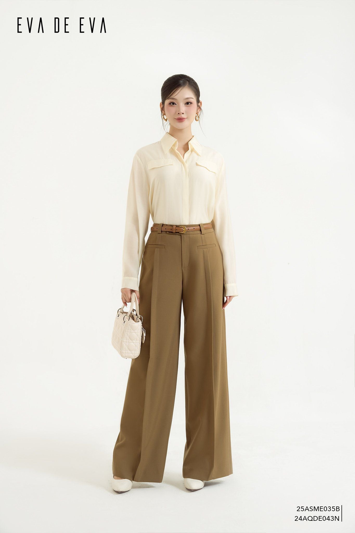  Quần dài, Ống suông 24AQDE043N 