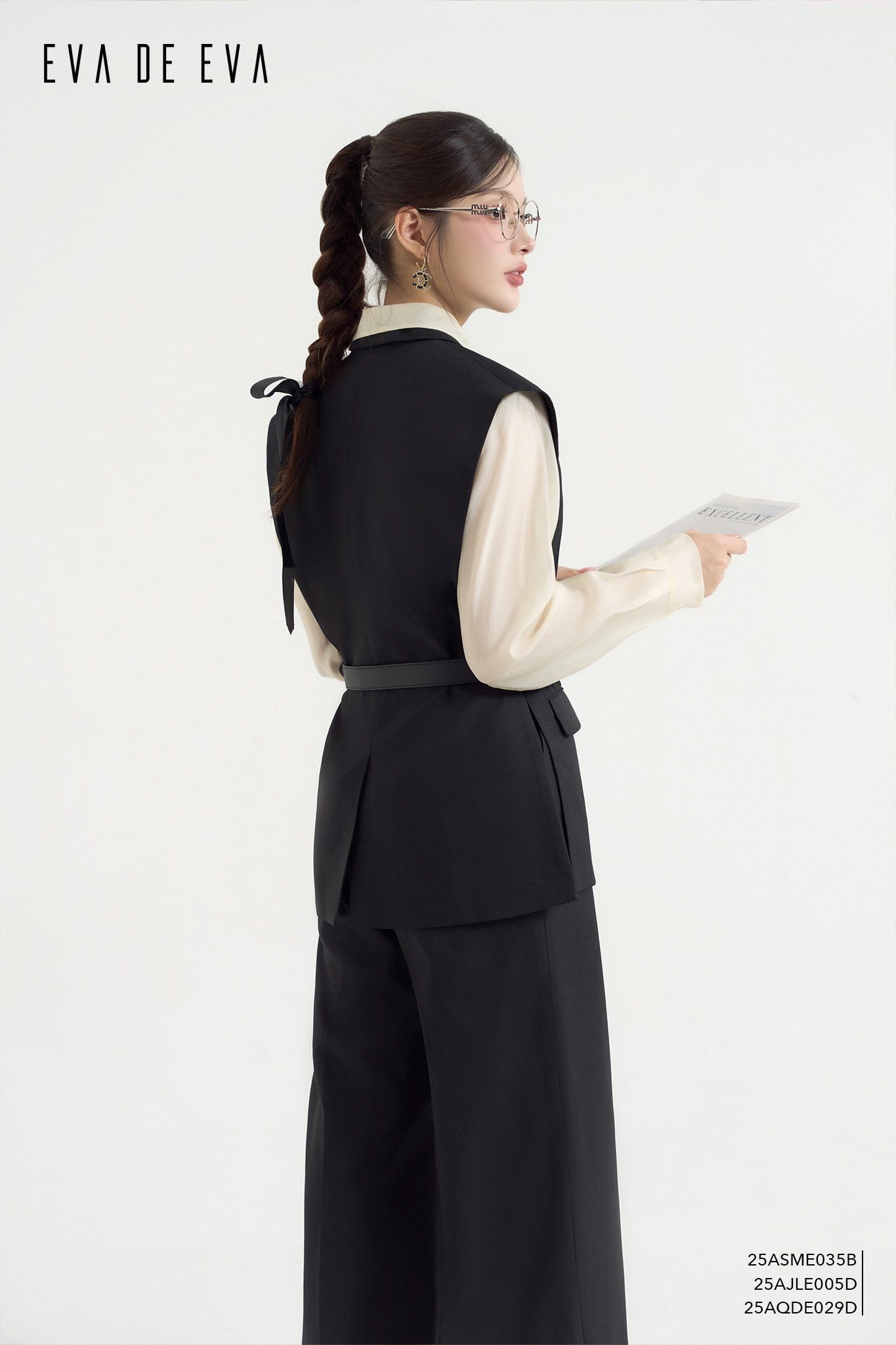  Quần dài, Ống suông 25AQDE029D 