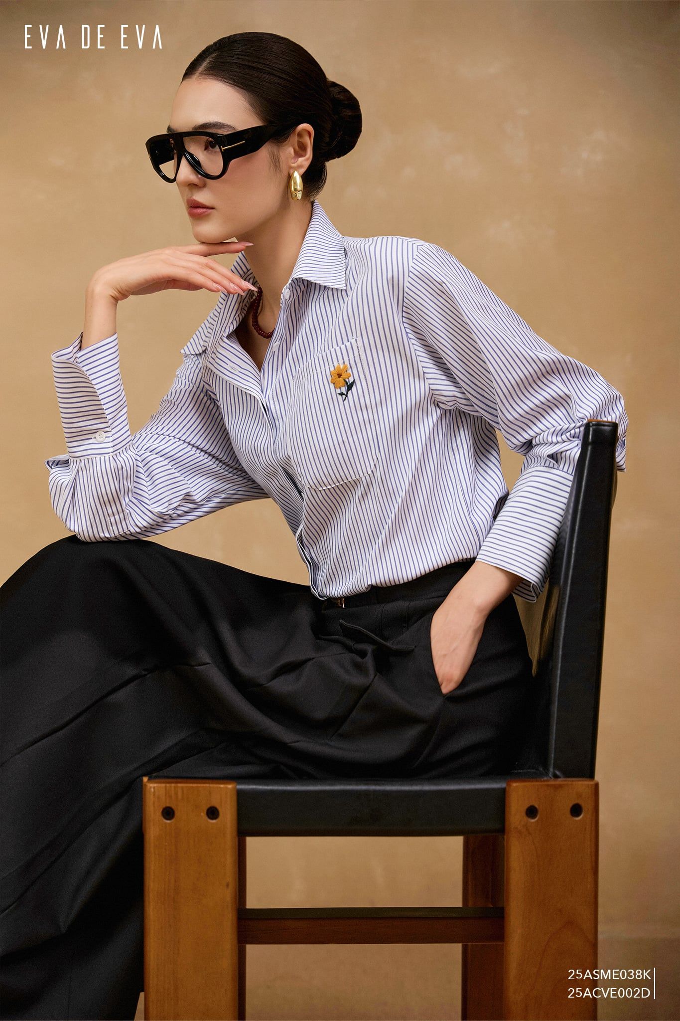  Sơ mi tay dài,  25ASME038K 