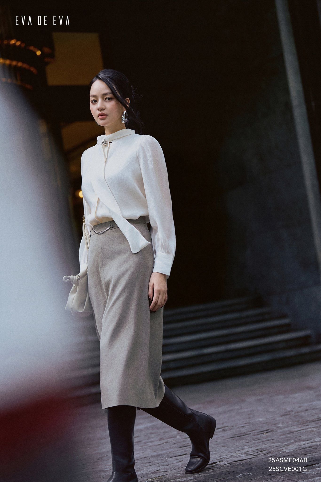  Chân váy Midi,  25SCVE001G 