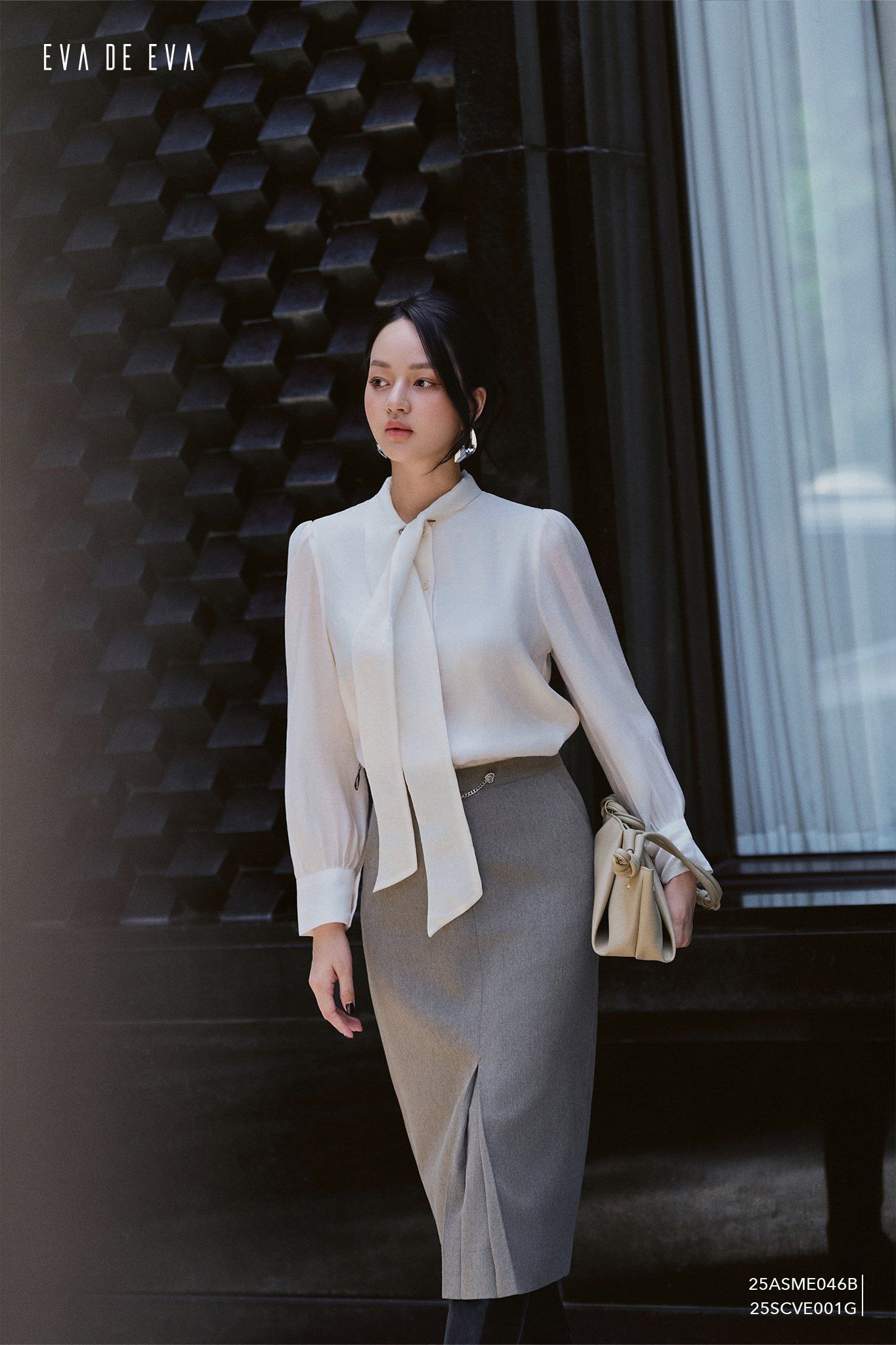  Chân váy Midi,  25SCVE001G 