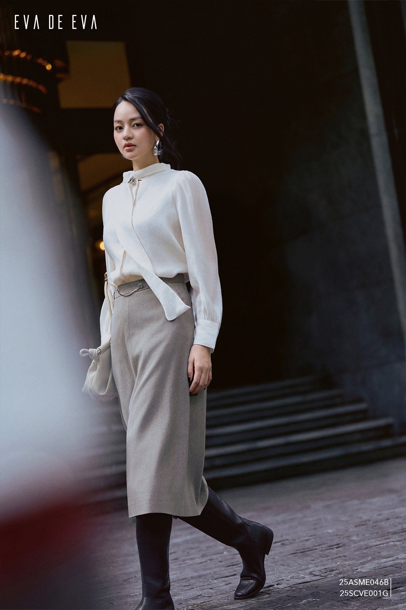  Chân váy Midi,  25SCVE001G 