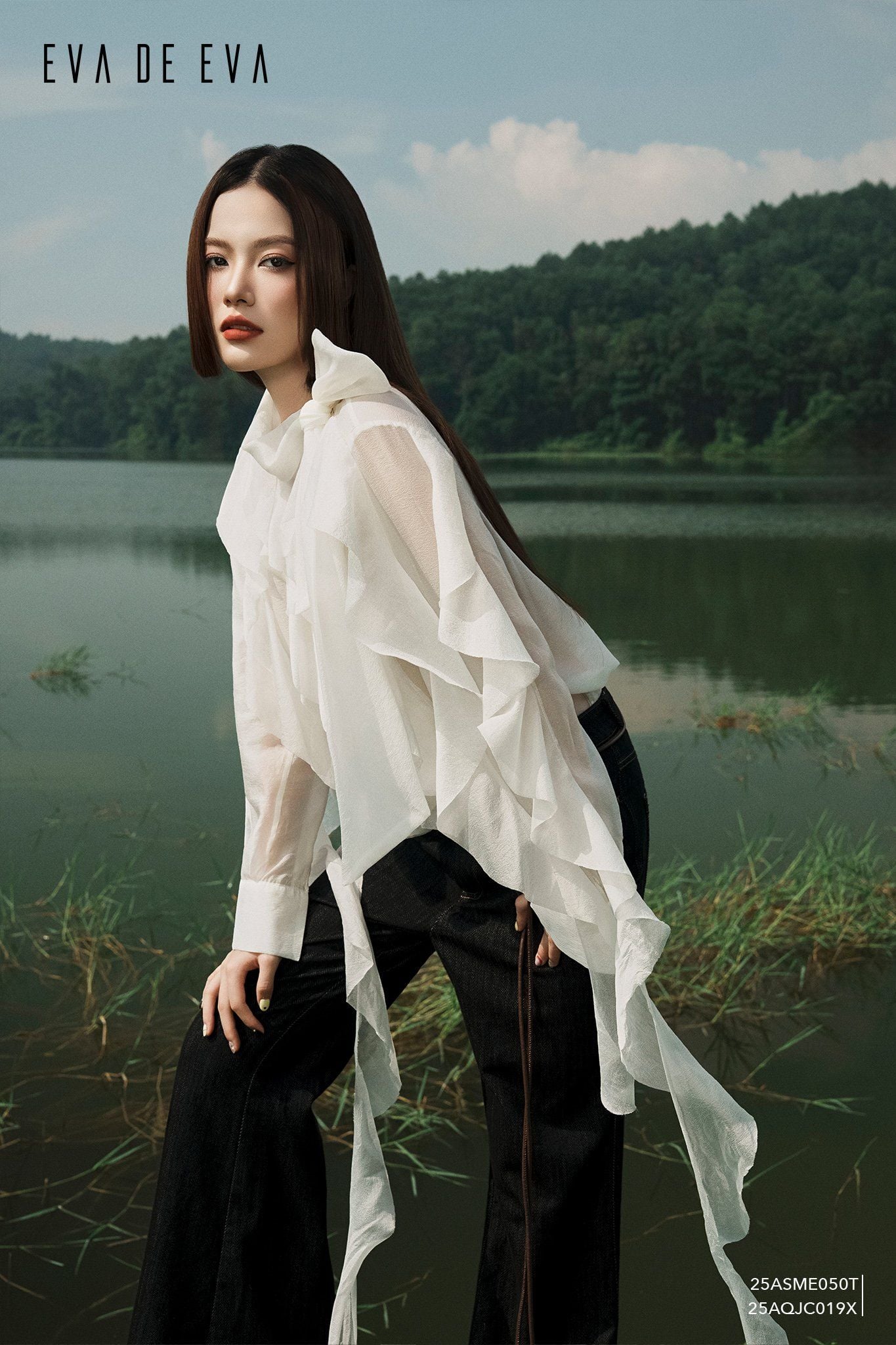  Quần dài, Ống loe 25AQJC019X 