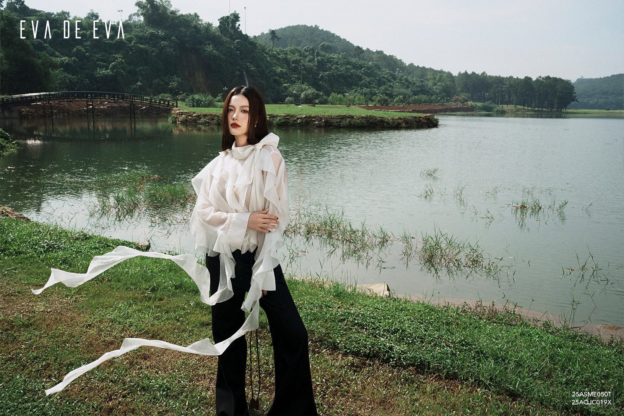  Quần dài, Ống loe 25AQJC019X 