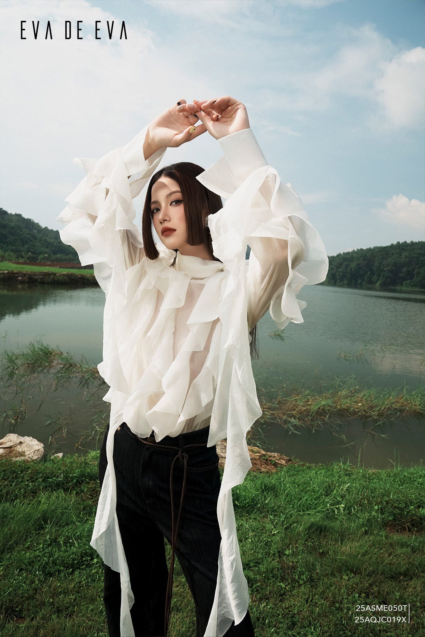  Quần dài, Ống loe 25AQJC019X 