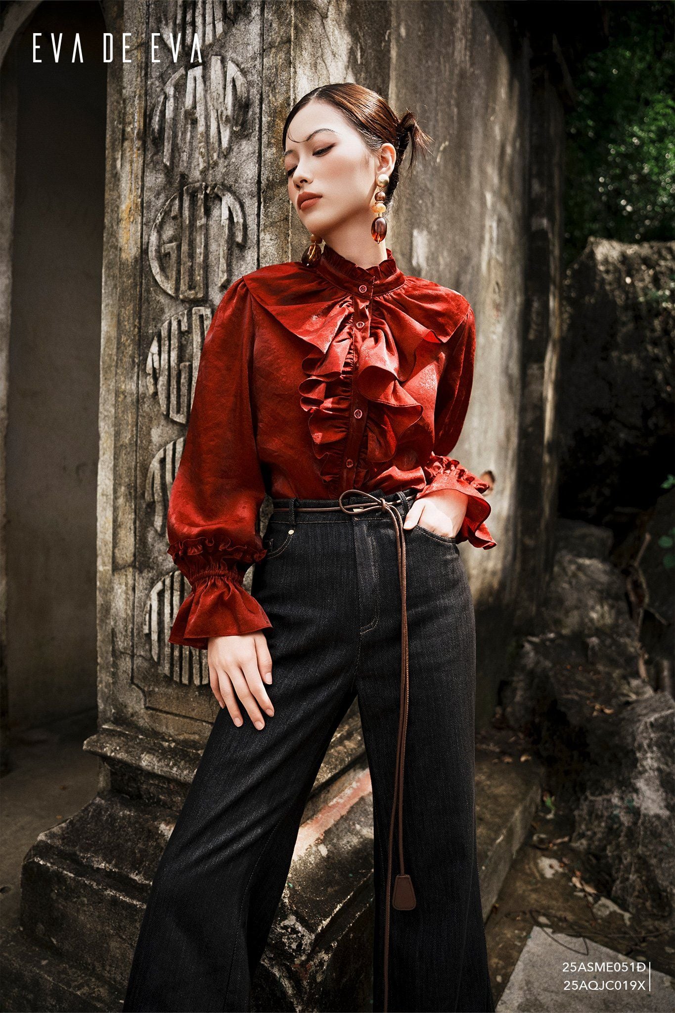  Quần dài, Ống loe 25AQJC019X 