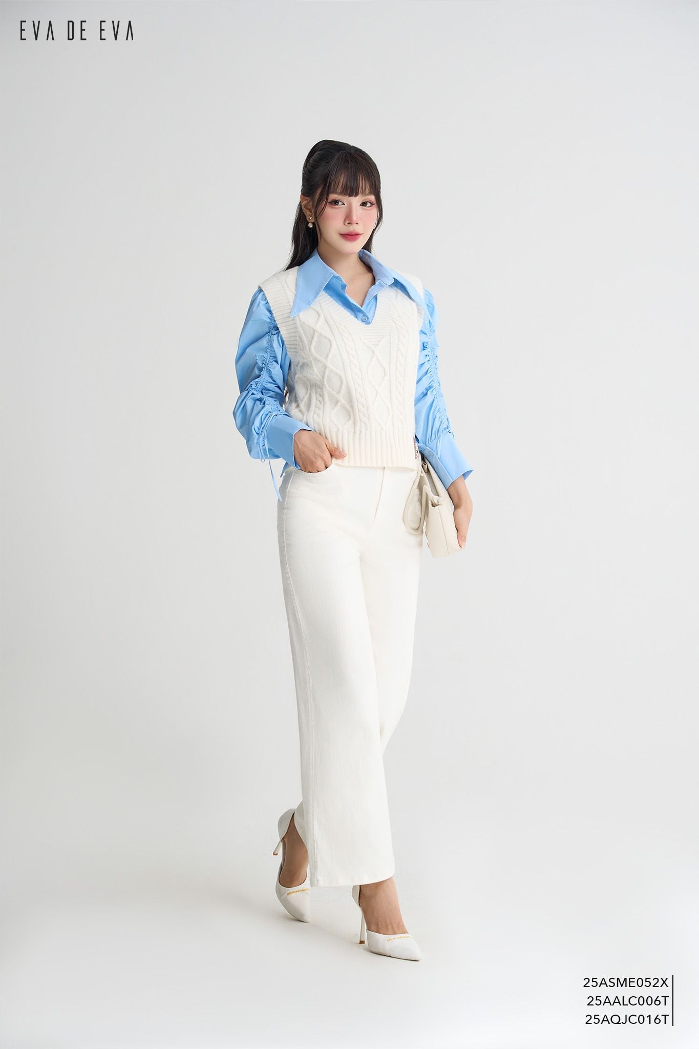  Áo len sát nách,  25AALC006T 