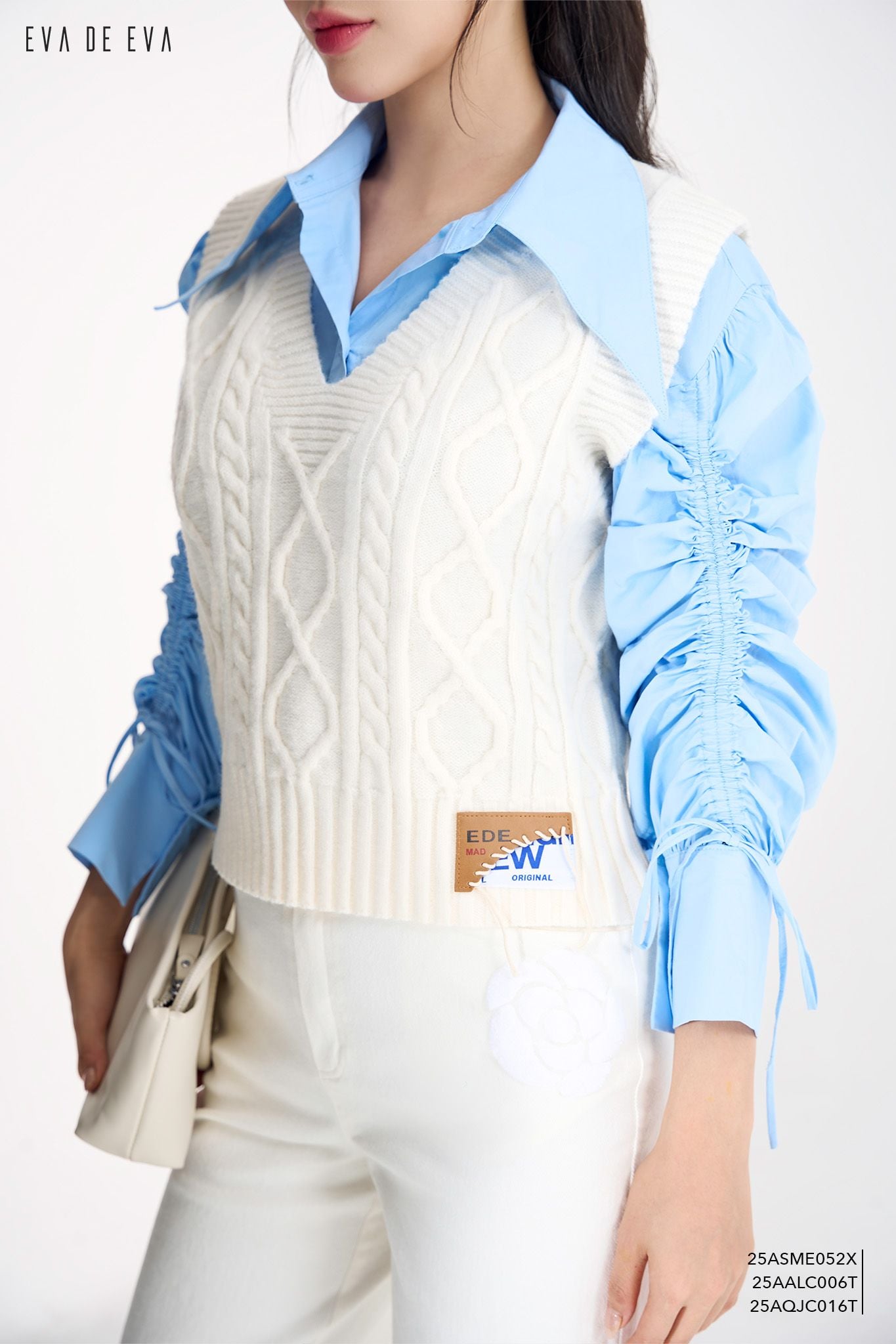  Áo len sát nách,  25AALC006T 