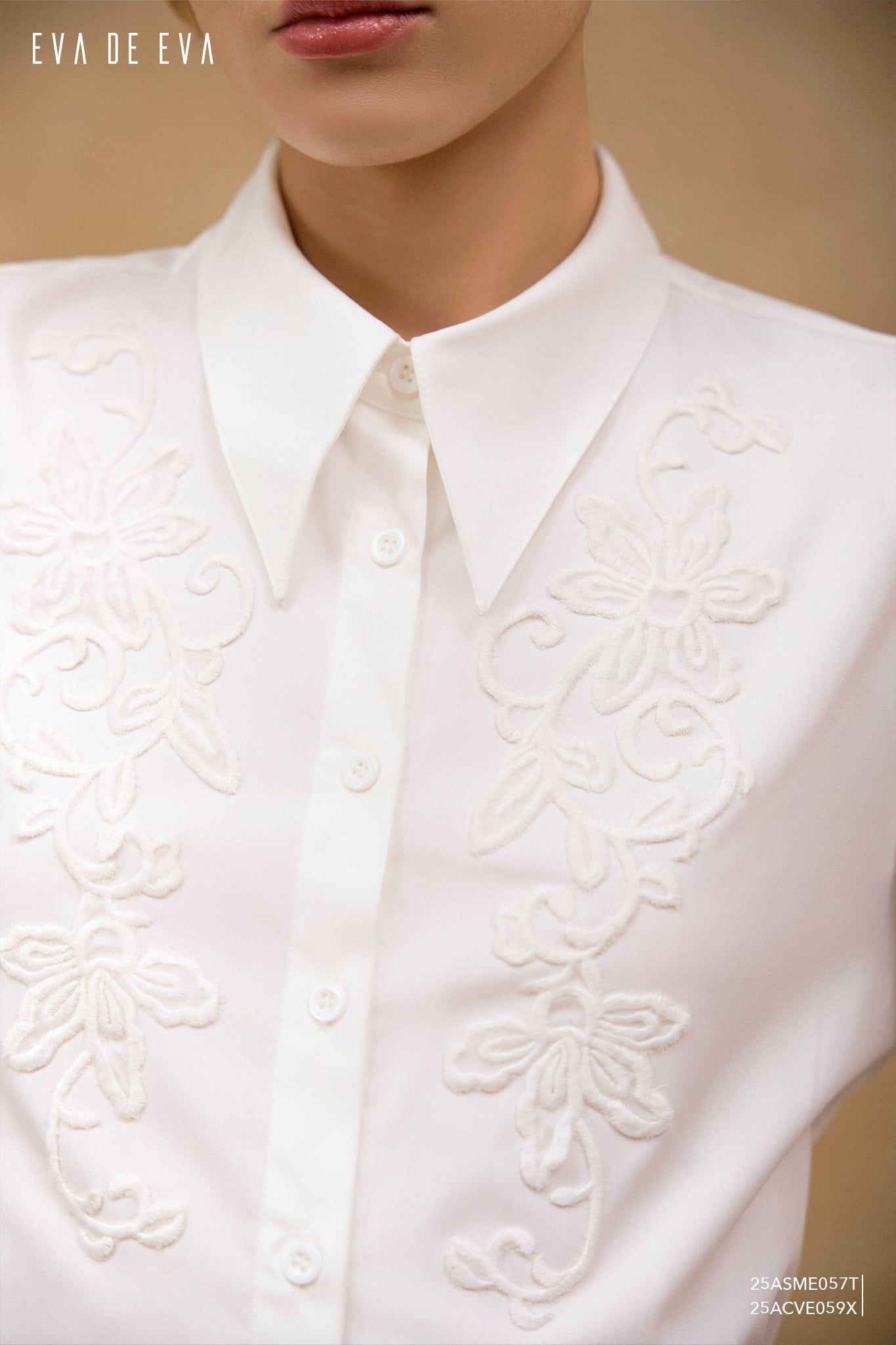  Sơ mi tay dài, Dáng sơ vin 25ASME057T 