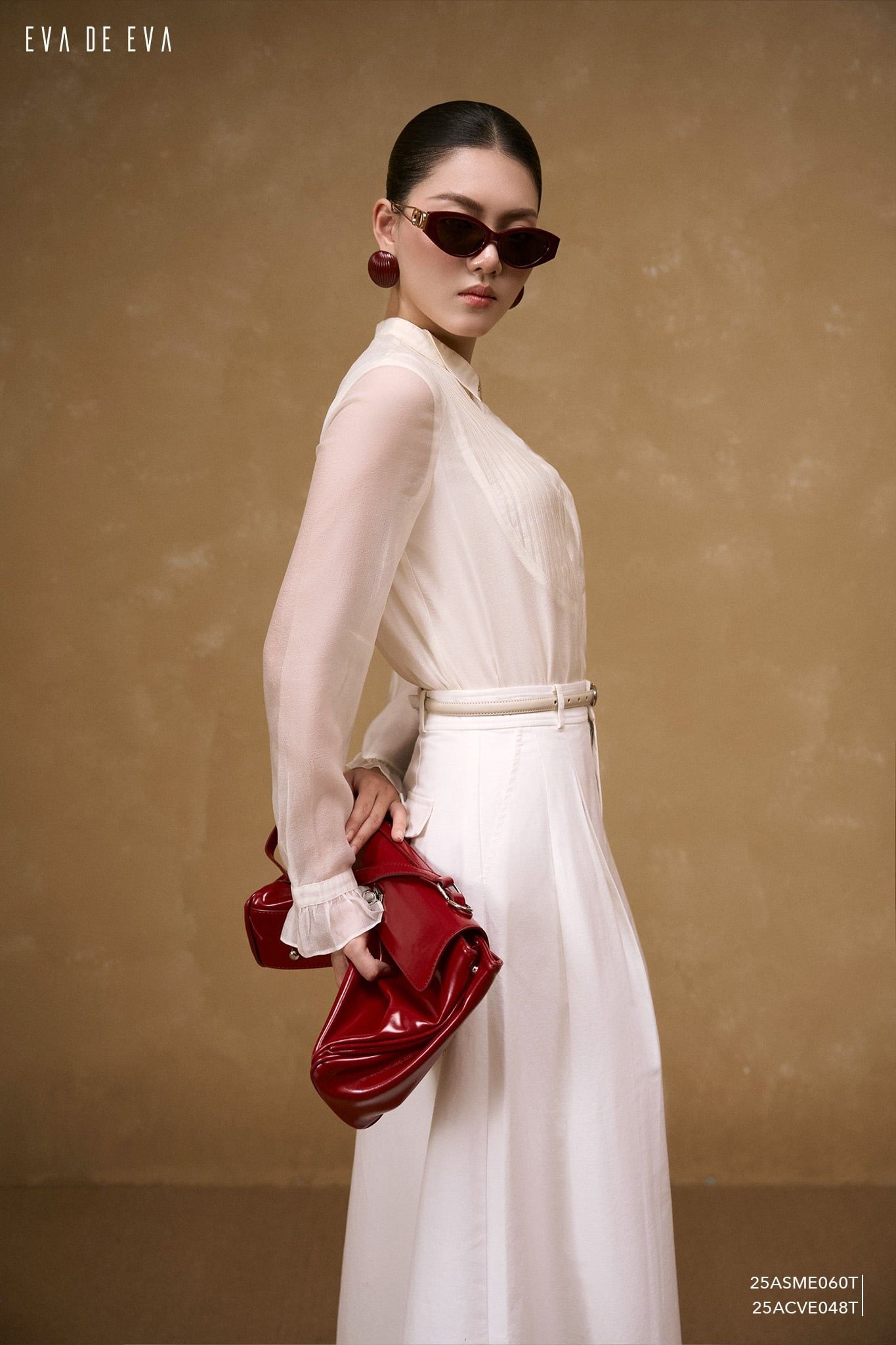  Sơ mi tay dài, Dáng sơ vin 25ASME060T 