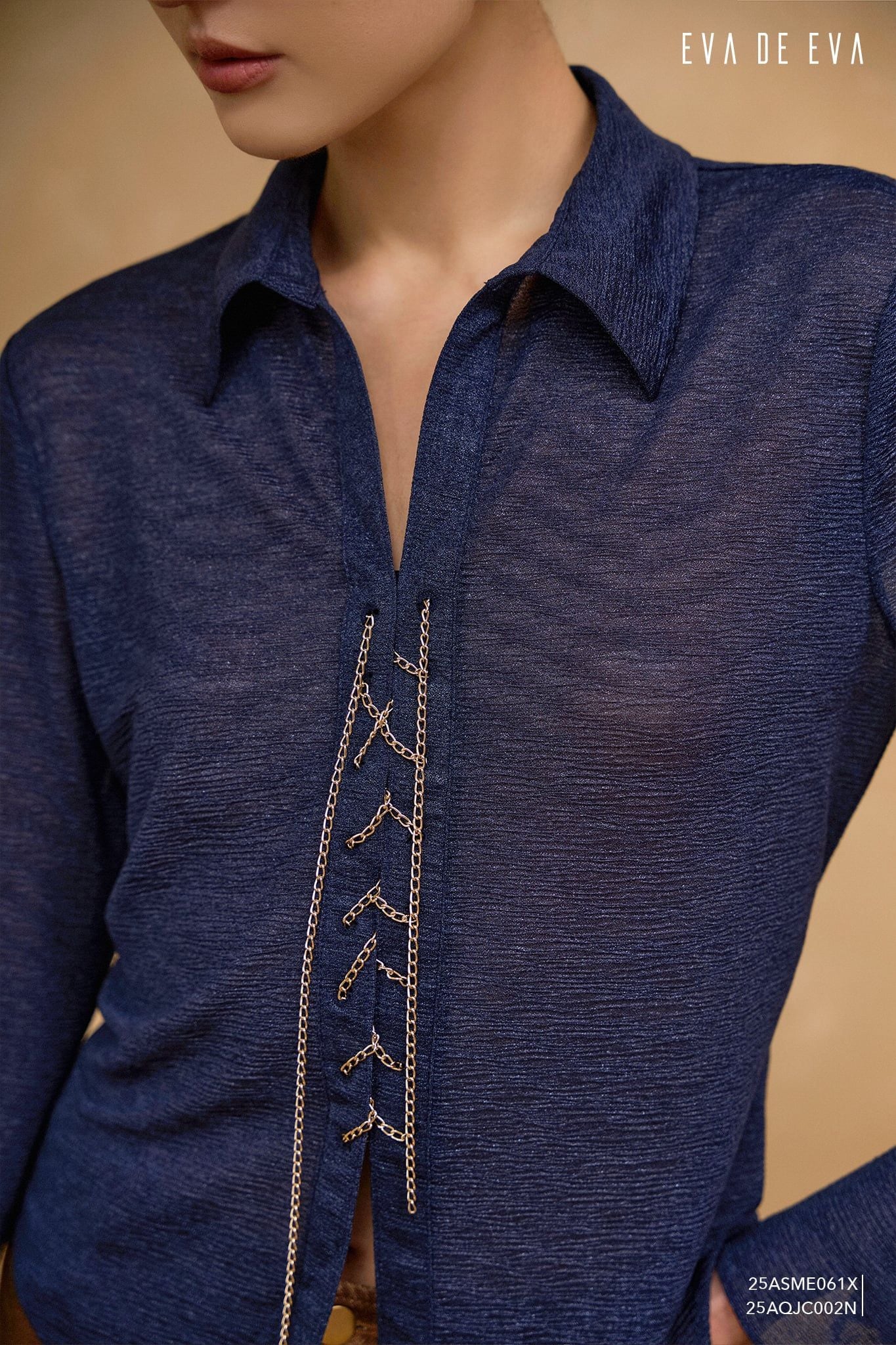  Sơ mi tay dài, Dáng sơ vin 25ASME061X 