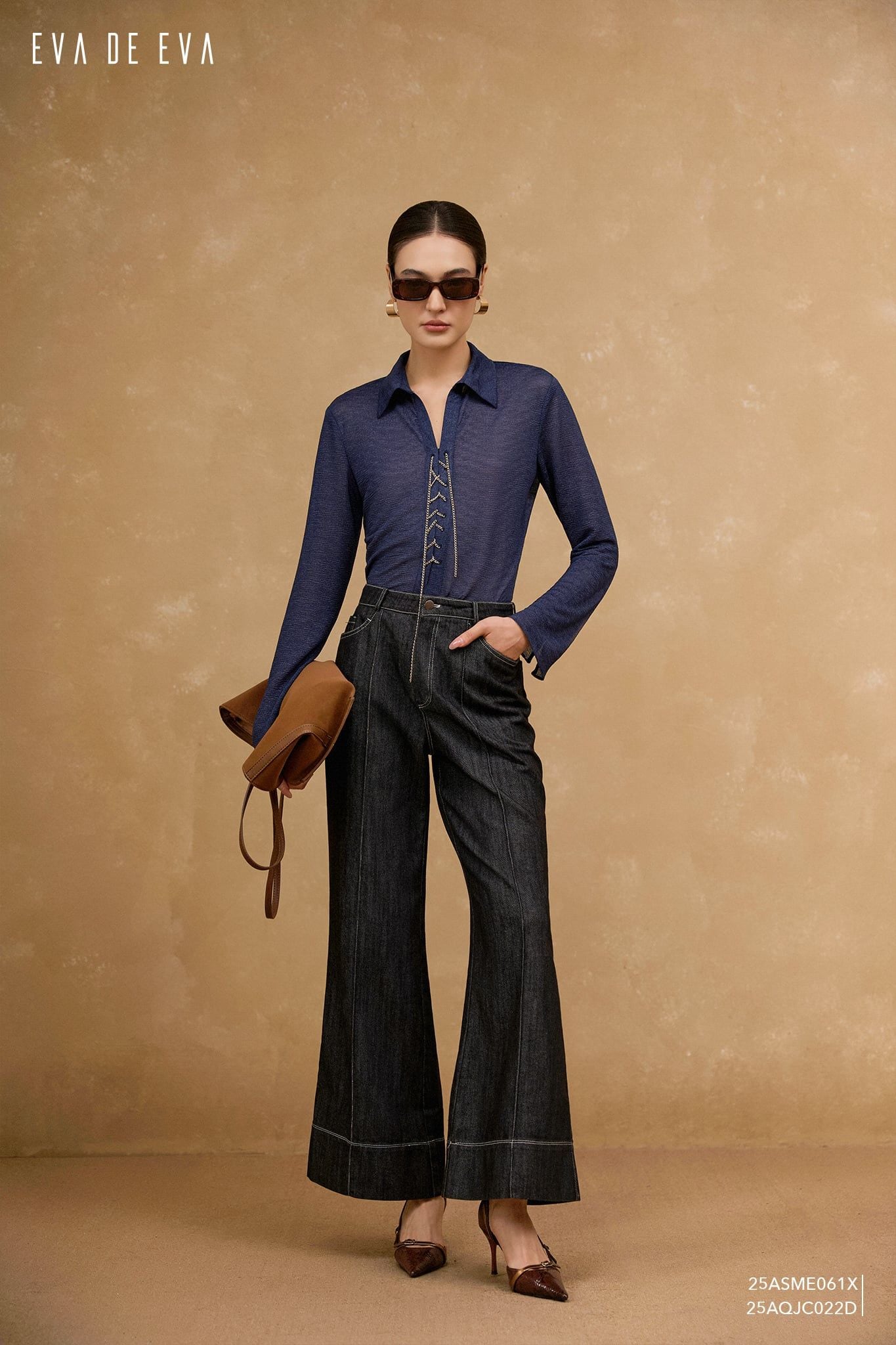  Quần dài, Ống loe 25AQJC022D 